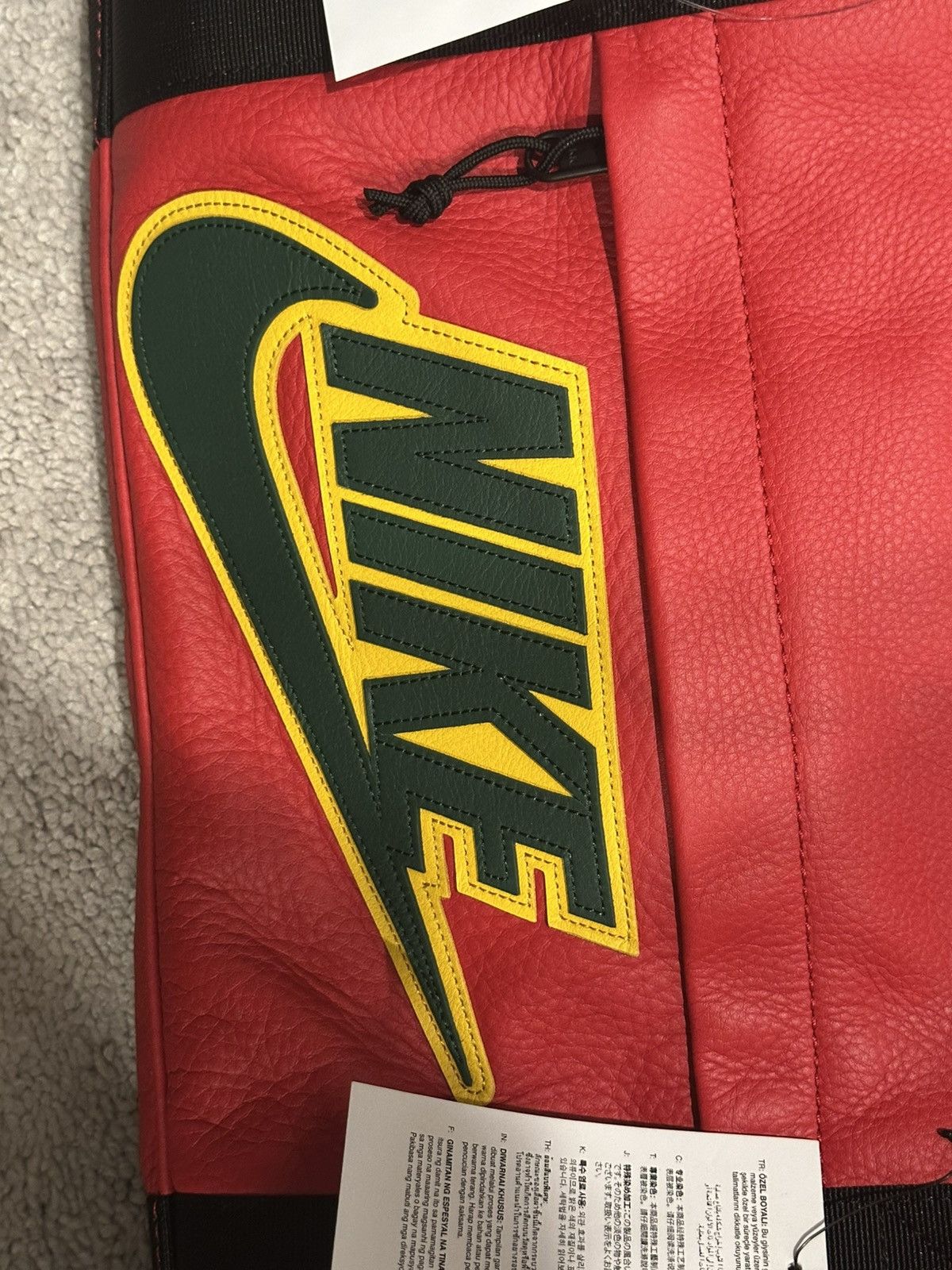 Nike Nike x Supreme leather duffle bag Size ONE SIZE - 5 Thumbnail