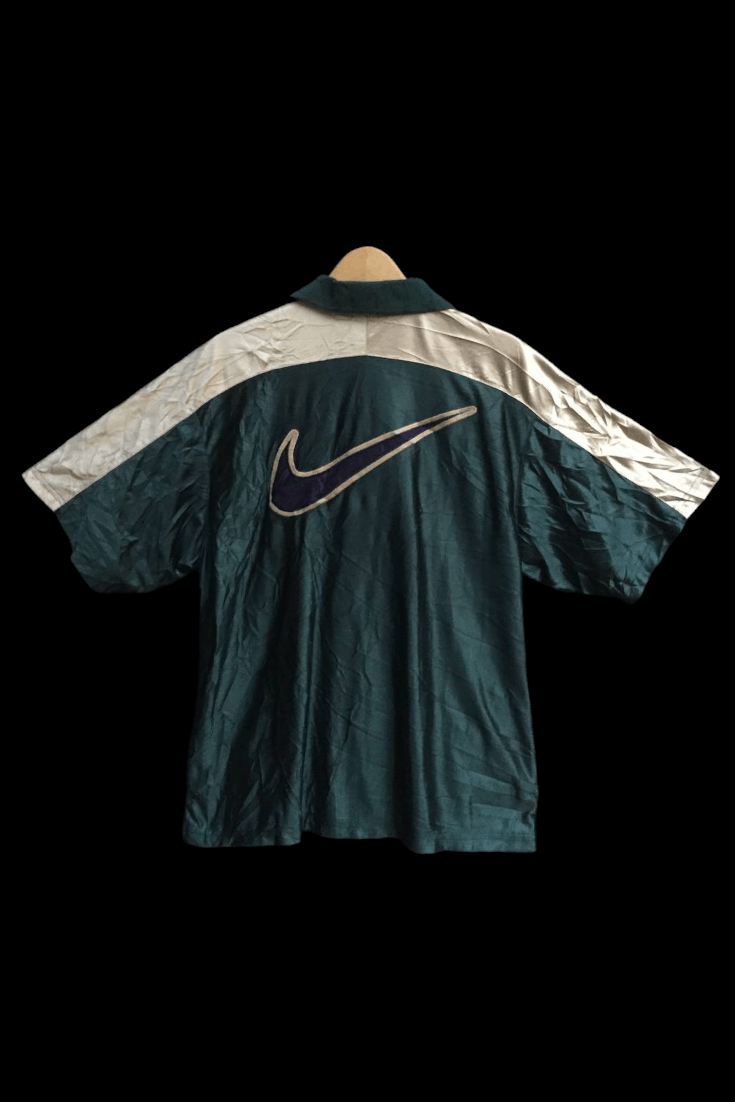 Nike Archive Vtg NIKE 90s BASKETBALL fullzip collor block big log Size US L / EU 52-54 / 3 - 2 Thumbnail