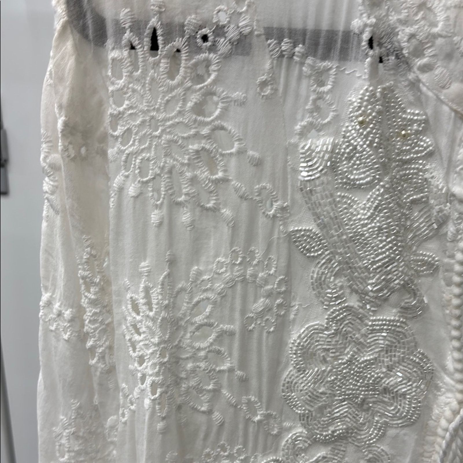 Other NWT Antica Sartoria Elegant White Lace Dress Size XL Size XL / US 12-14 / IT 48-50 - 4 Thumbnail