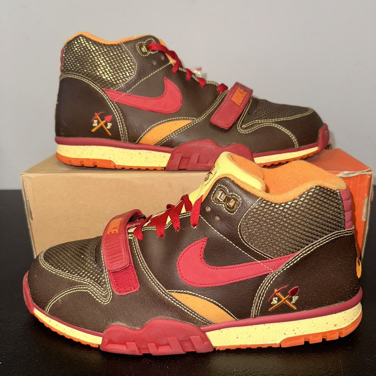Nike Nike Air Trainer 1 SB Huf-Gold Digger 2005 Size 13 Size US 13 / EU 46 - 1 Thumbnail
