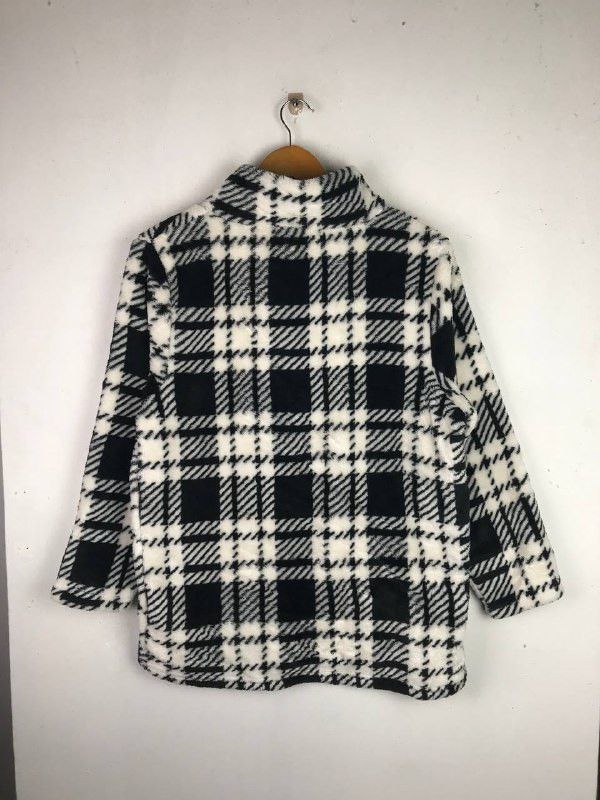Japanese Brand × Vintage Very Rare Fleece Full Button Ups Size US M / EU 48-50 / 2 - 2 Thumbnail
