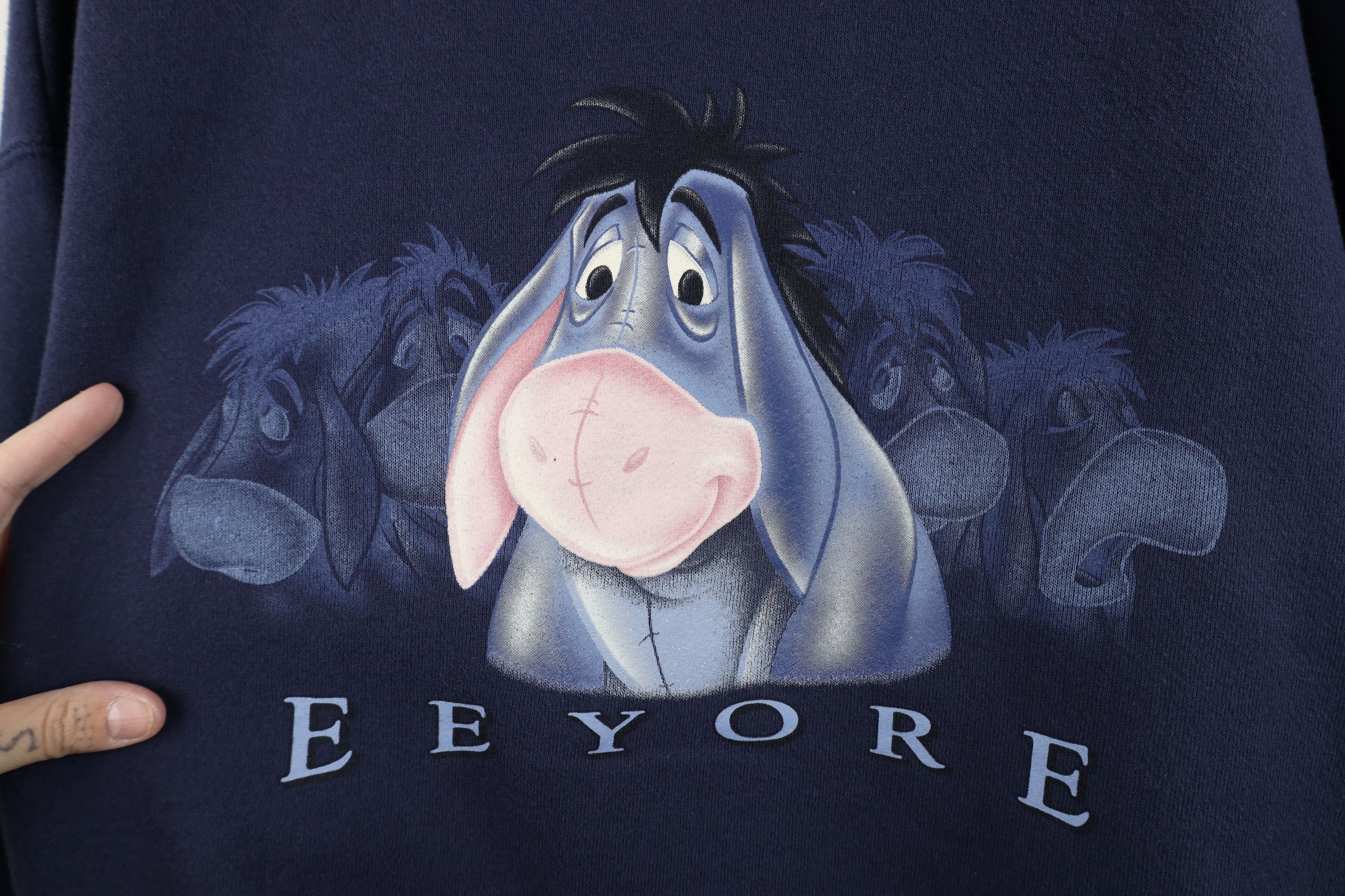 Disney Vintage 90s Disney Winnie the Pooh Eeyore Sweatshirt USA Size L / US 10 / IT 46 - 4 Thumbnail