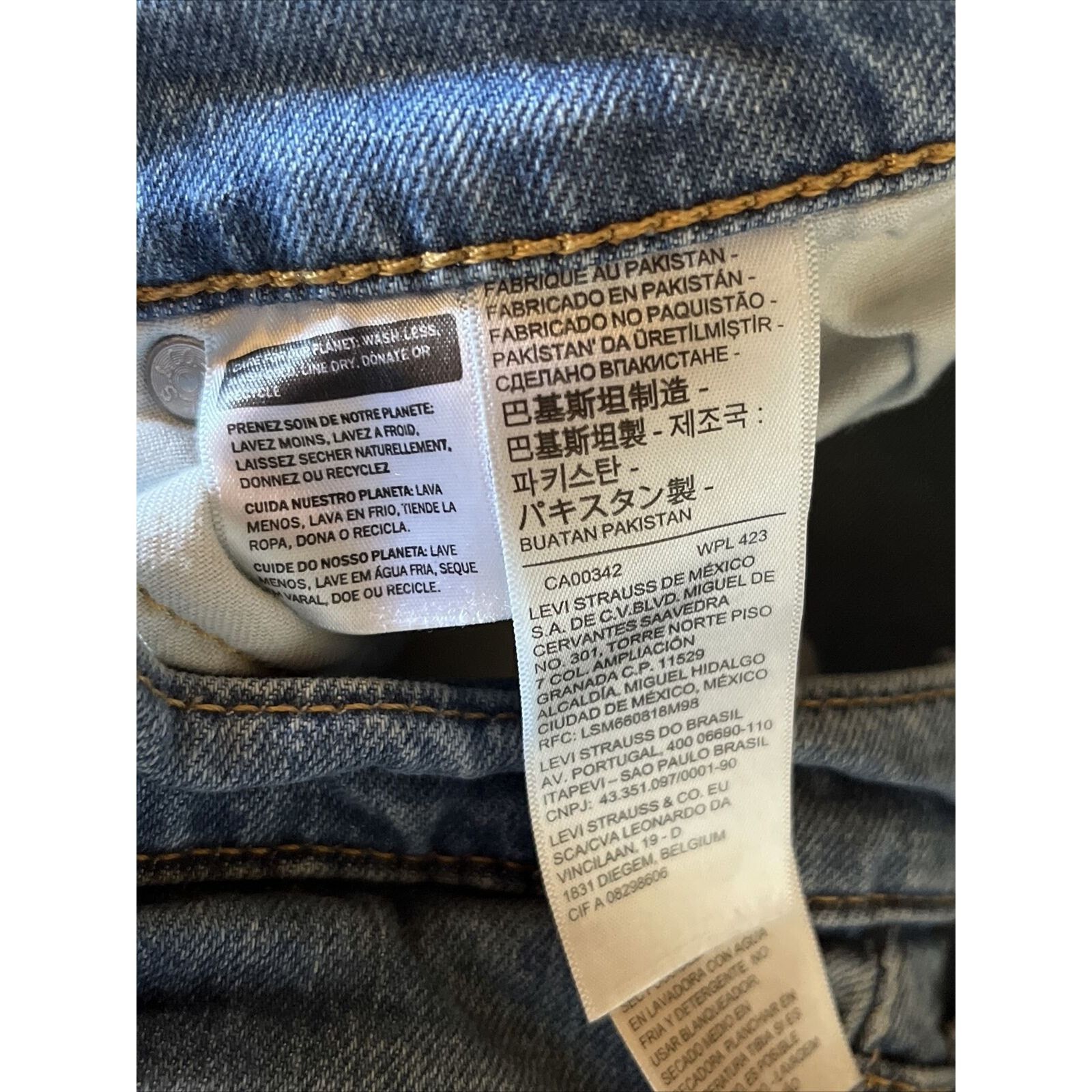 Levi's Levi’s 512 Jeans Mens 32x32 Blue Slim Taper Medium Wash Size US 32 / EU 48 - 8 Thumbnail