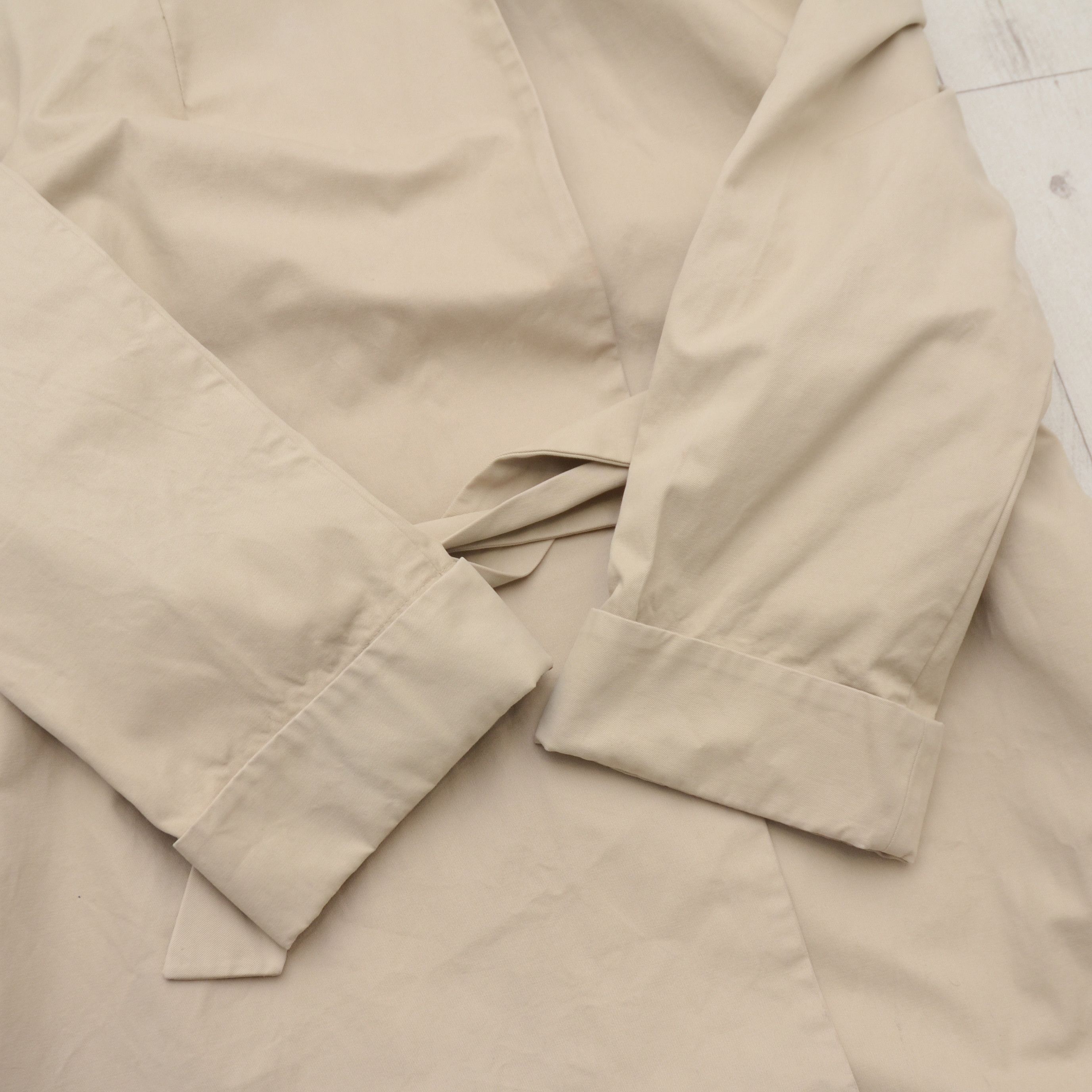Maje Maje Coat Beige Belted Hooded Long Trench Pockets Designer Size S / US 4 / IT 40 - 6 Thumbnail