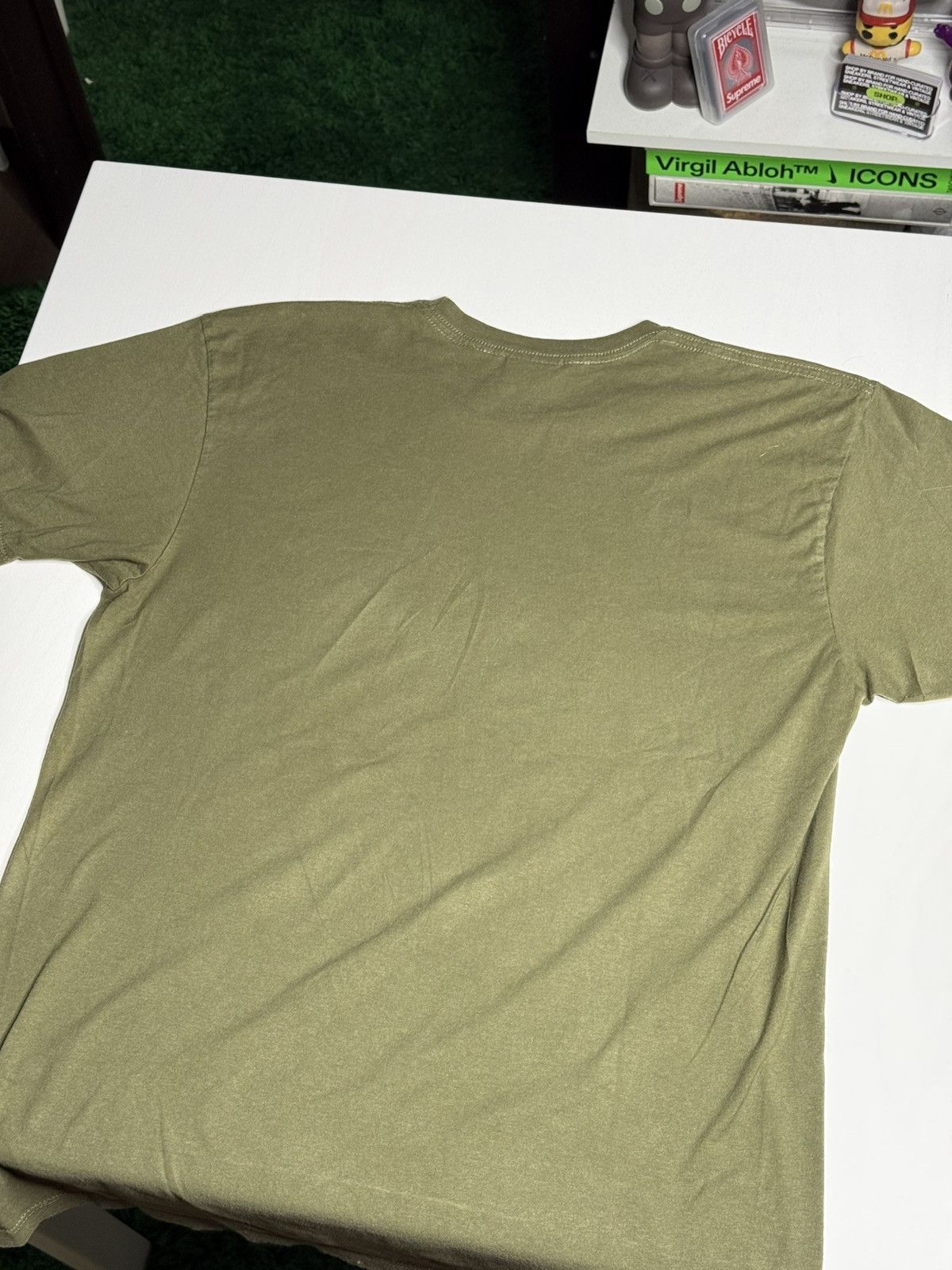 October's Very Own OVO Drake Owl Logo Tonal Tee “Olive” [L] PREOWNED Size US L / EU 52-54 / 3 - 2 Thumbnail