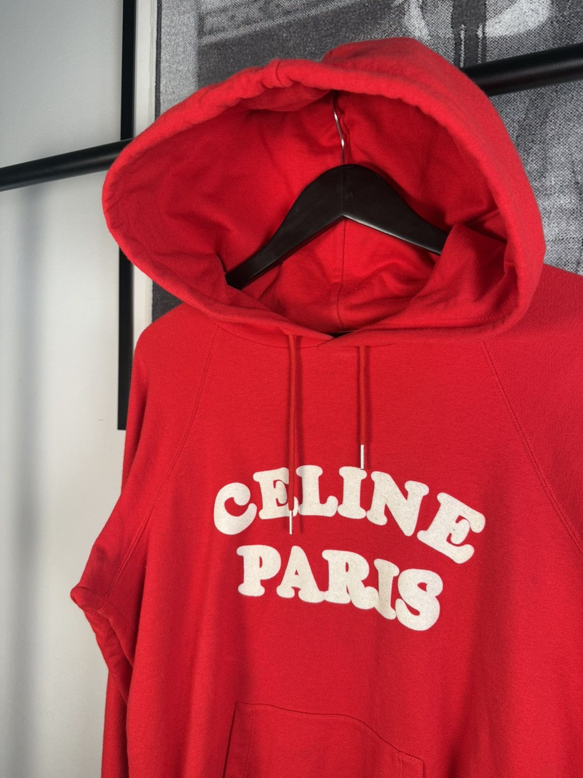Celine ICONIC🍷 FALL/WINTER 2020 CELINE PARIS CASHMERE LOGO HOODIE Size US M / EU 48-50 / 2 - 2 Thumbnail