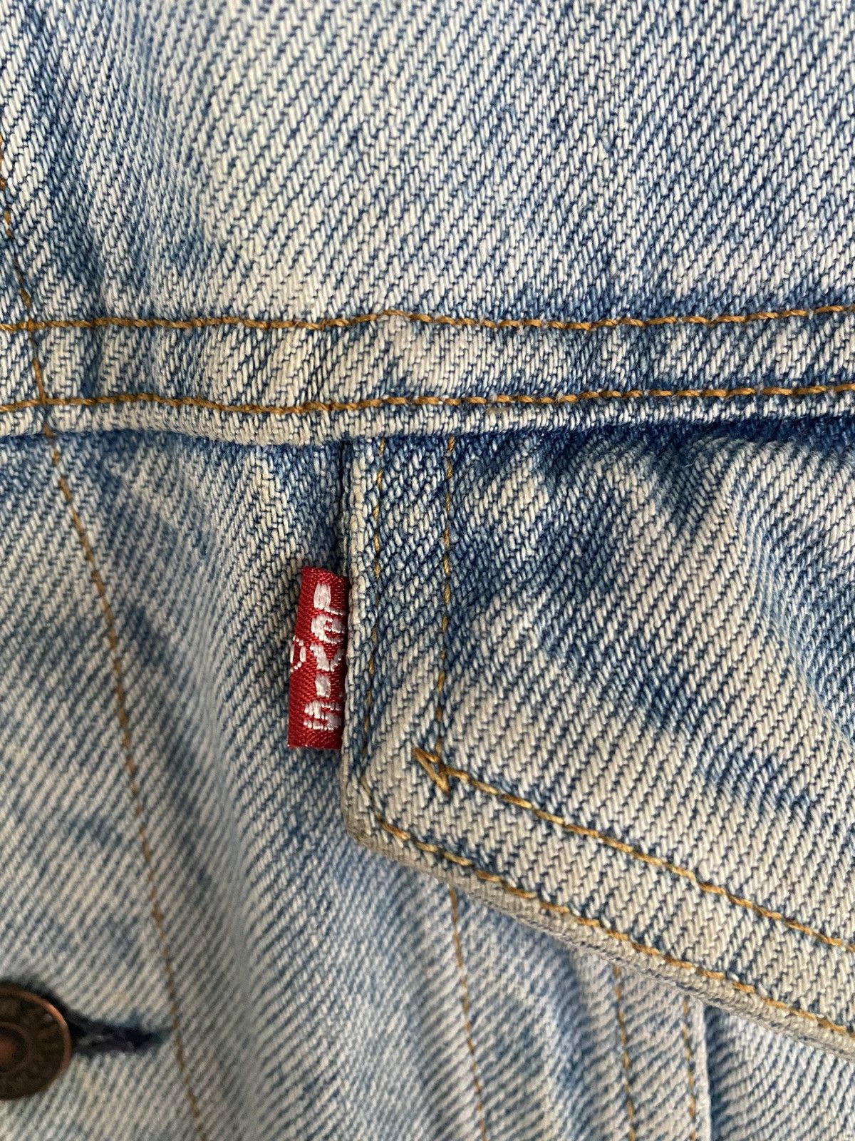 Levi's × Levi's Vintage Clothing Distressed Vintage Levi’s Trucker Denim Jeans Jacket USA Size US S / EU 44-46 / 1 - 12 Thumbnail