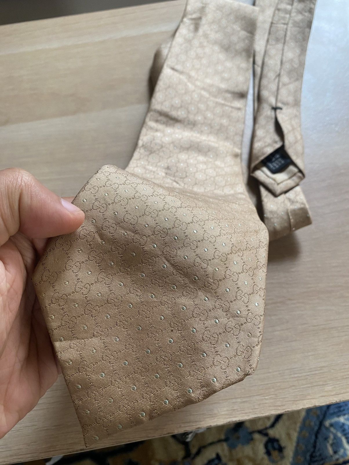 Gucci ✅SEND OFFER✅ Gucci Monogram Silk Ties Size ONE SIZE - 2 Thumbnail