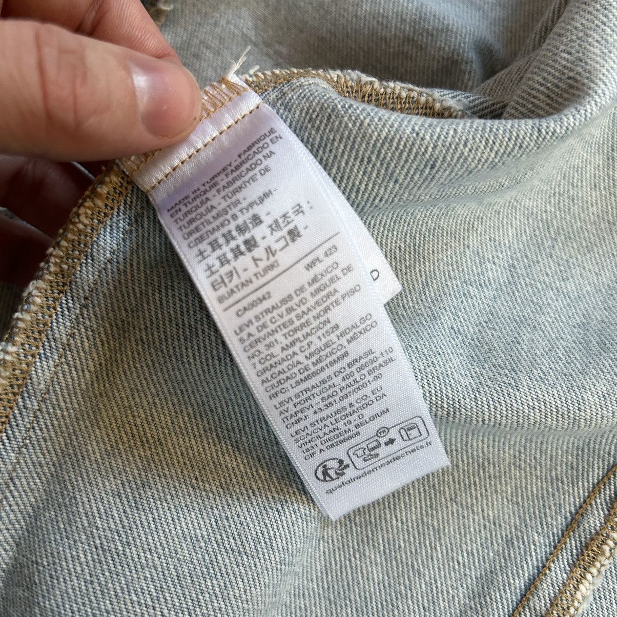 ERL × Levi's LiGHT BLUE STONE WASH FiTTED DENiM SHiRT A53830000 Size M / US 6-8 / IT 42-44 - 11 Thumbnail