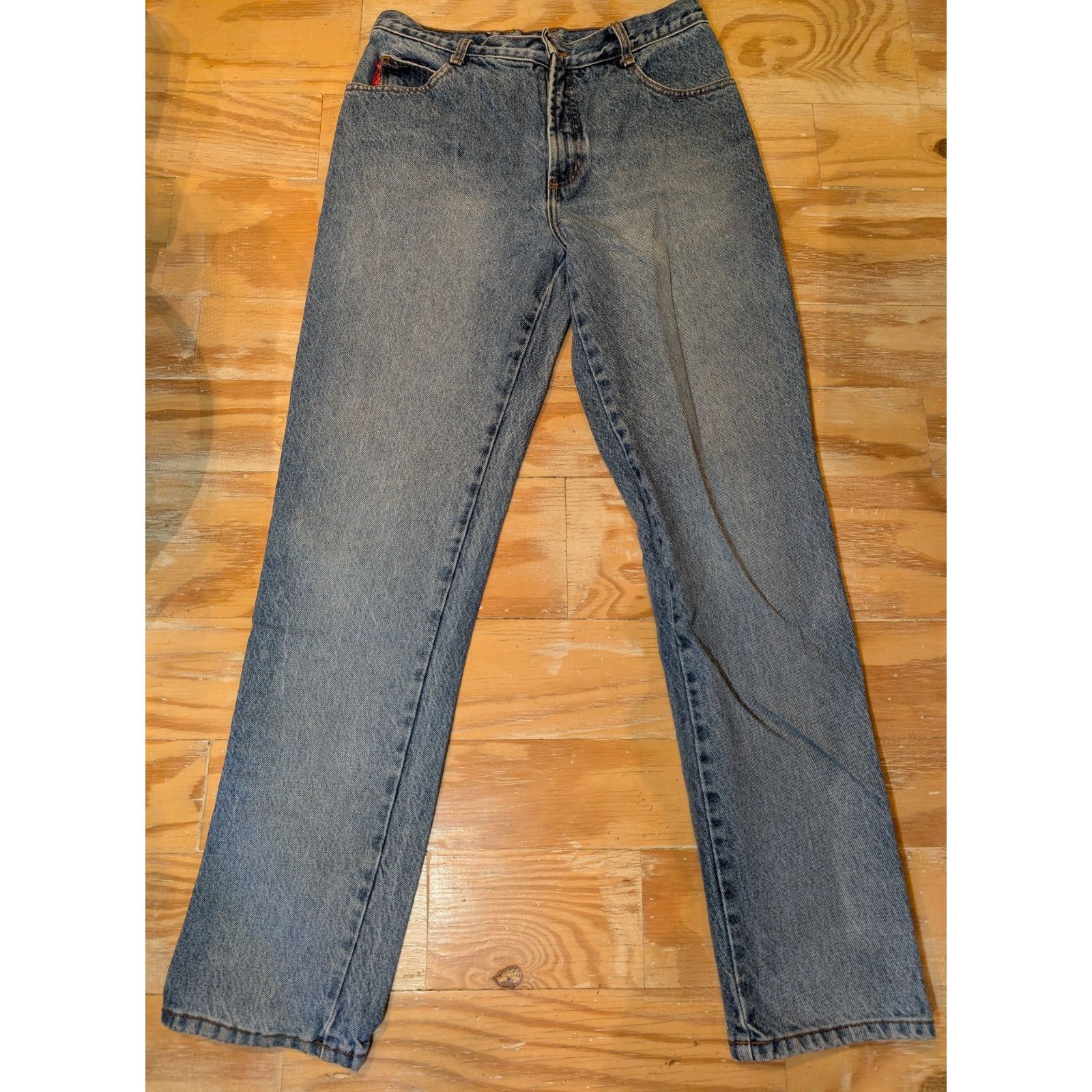 The Unbranded Brand Bongo by Gene Montesano Size 11 Jeans High Rise USA Made VTG Size 34" / US 12 / IT 48 - 1 Thumbnail