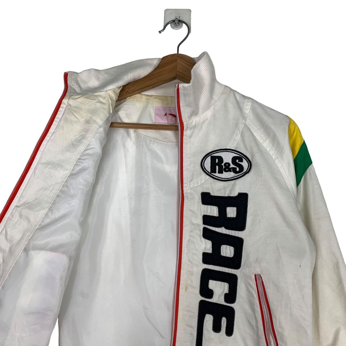 Japanese Brand R&S RACE BIG LOGO ZIPPER JACKET #0079-C5 Size US S / EU 44-46 / 1 - 11 Thumbnail