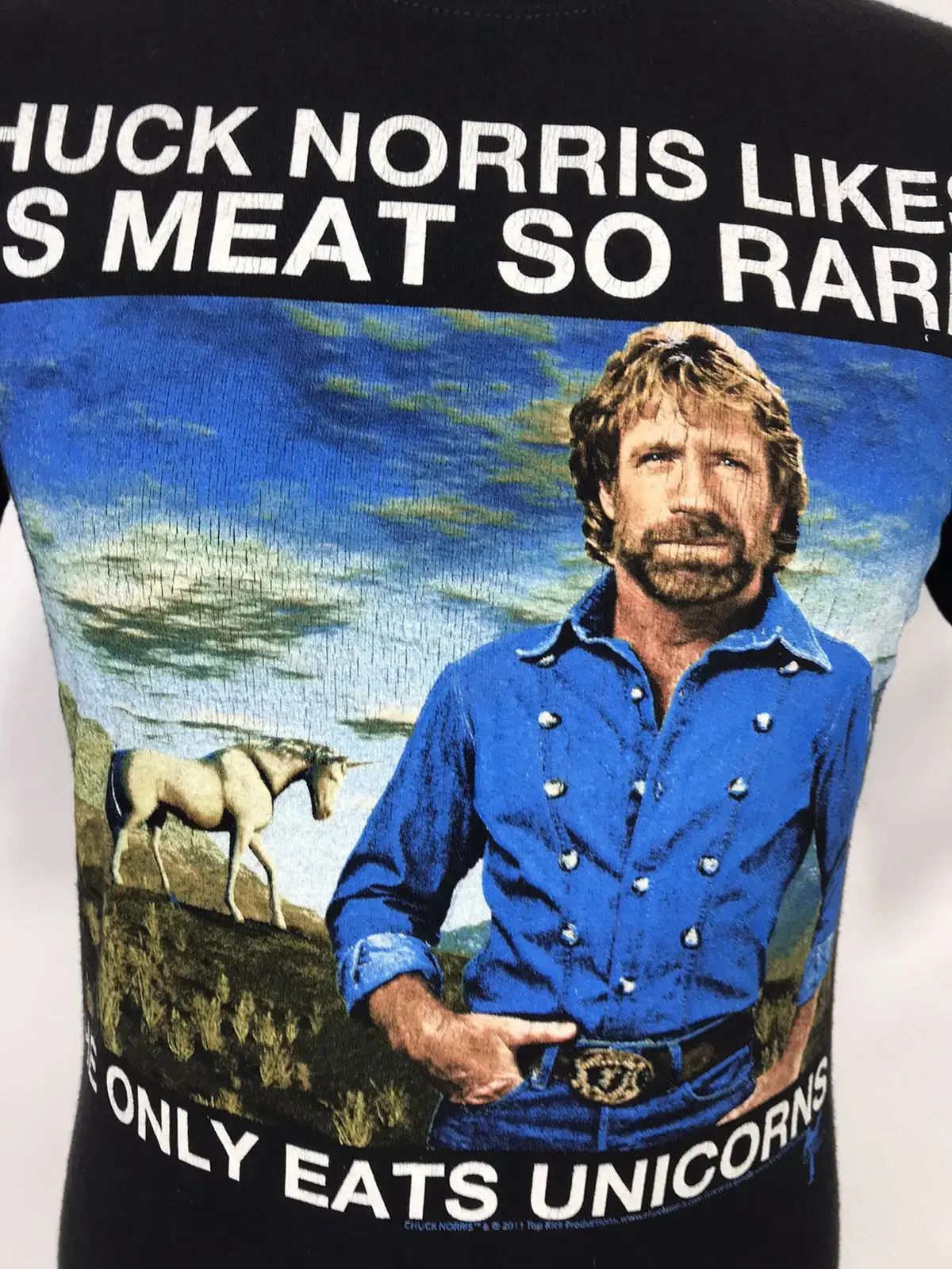 Band Tees Chuck Norris 2011 kick productions t-shirt Size US S / EU 44-46 / 1 - 3 Thumbnail