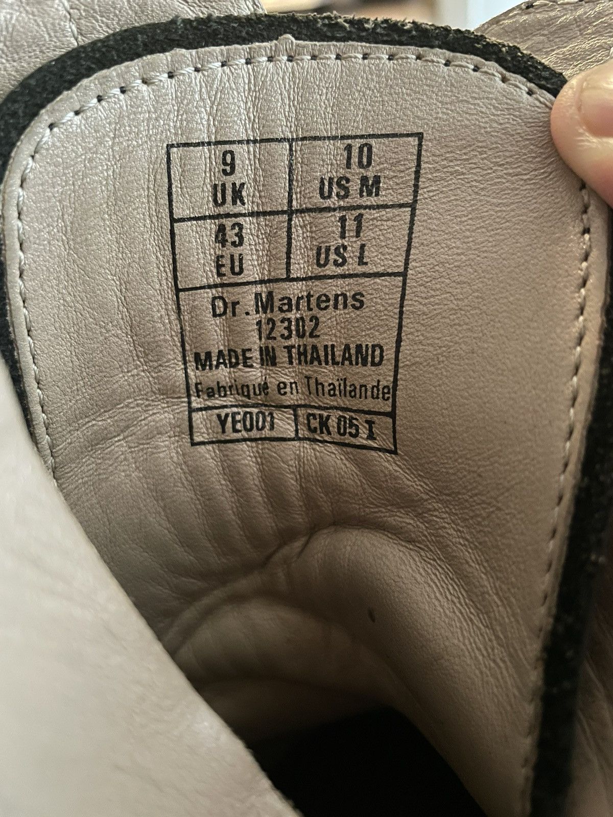 Dr. Martens × Yohji Yamamoto 2007 AW - 10 eye boot Size US 9 / EU 42 - 6 Thumbnail