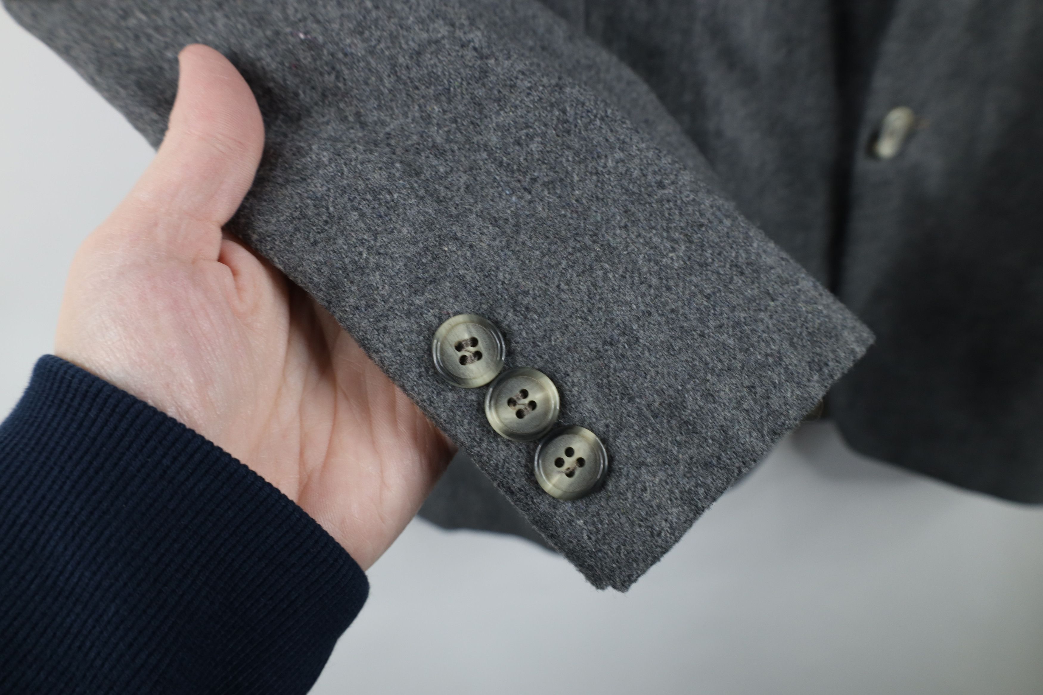 Vintage Vintage 70s Streetwear 2 Button Suit Coat Blazer Jacket Gray Size US L / EU 52-54 / 3 - 4 Thumbnail