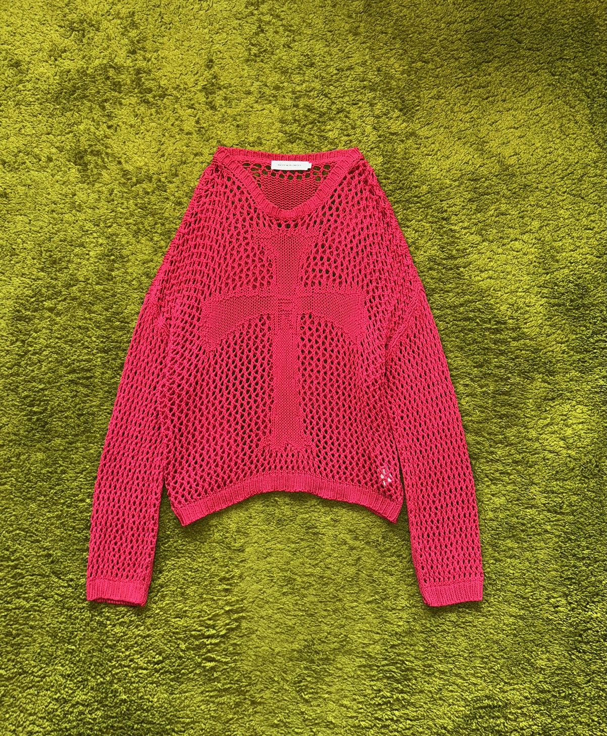 Hysteric Glamour × If Six Was Nine × Racer Worldwide Racer Worldwide cross net sweater Y2K grunge punk style Size US L / EU 52-54 / 3 - 1 Thumbnail