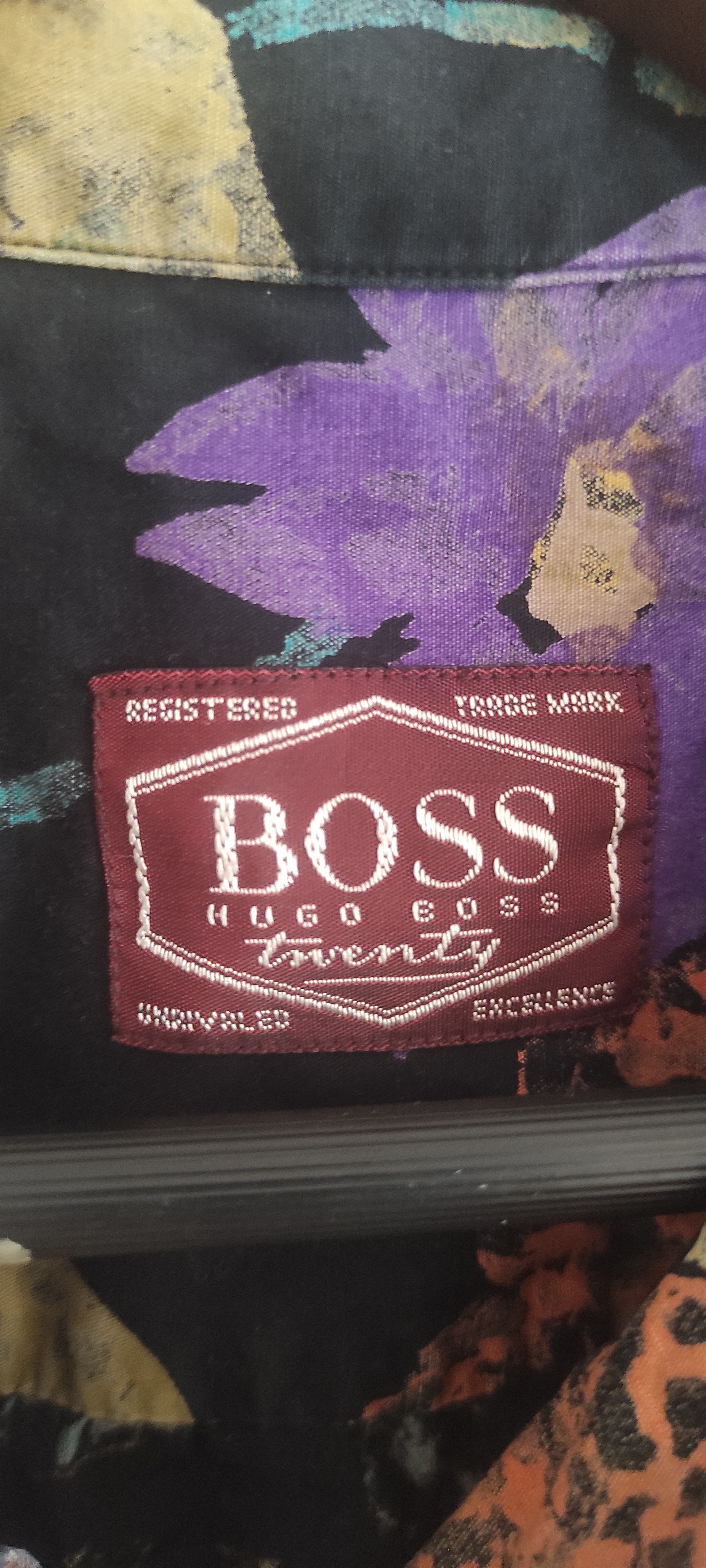 Hugo Boss VTG HUGO BOSS Shirt Men Hawaiian 90’s Floral Made In Germany Size US XL / EU 56 / 4 - 3 Thumbnail