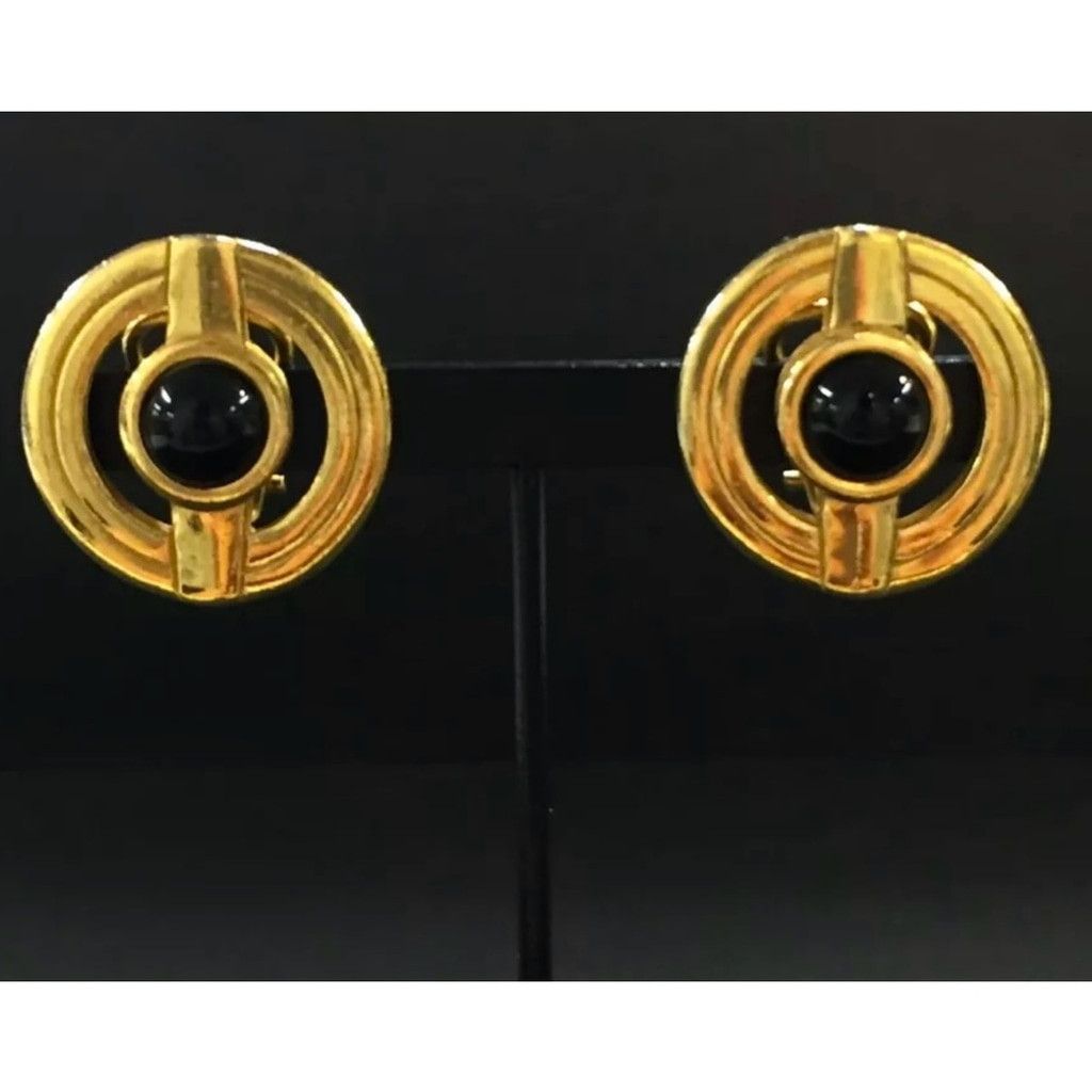 Givenchy Givenchy gold and stone clip earrings Size ONE SIZE - 6 Thumbnail