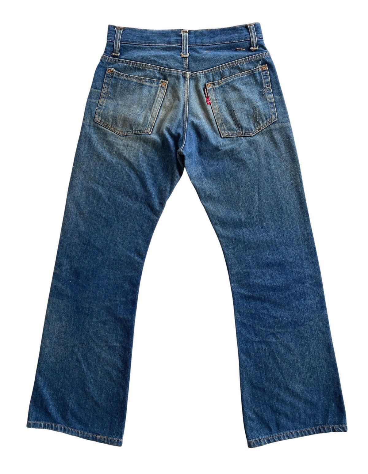 Vintage Vintage Stevens Dirty Distressed Flared Jeans Size US 28 / EU 44 - 5 Thumbnail
