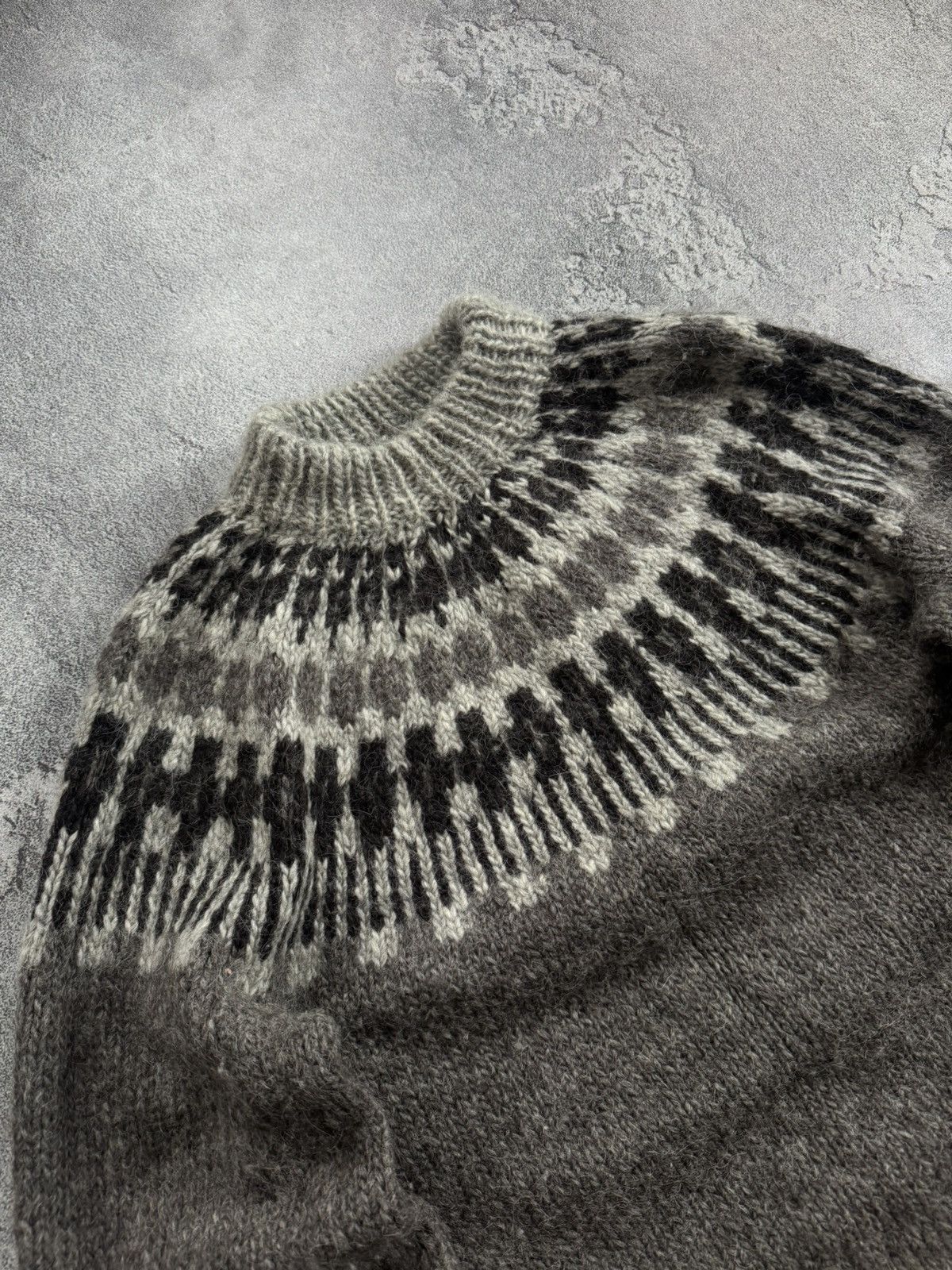 Dale Of Norway Retro 90s Hand knit 🧶 Iceland 🇮🇸 sweater jumper pullover Size L / US 10 / IT 46 - 2 Thumbnail