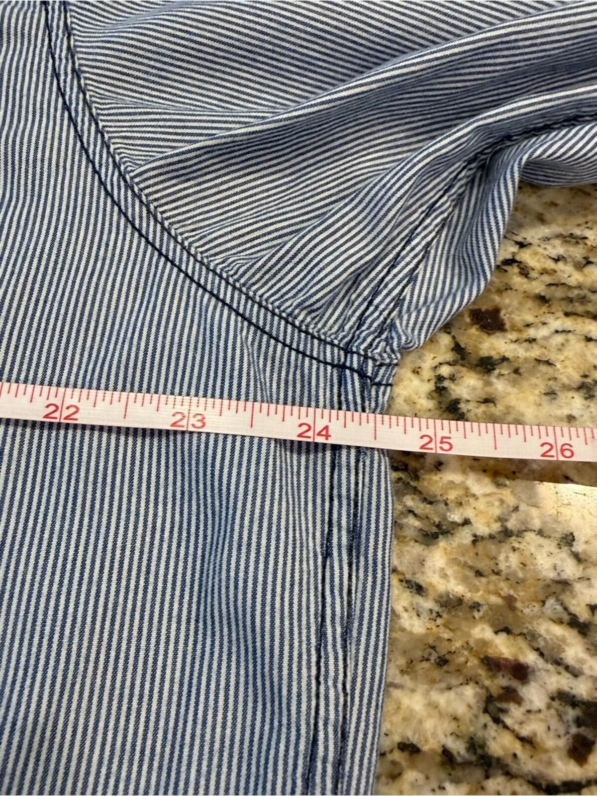 Eighty Eight Eighty Eight Platinum button up blue white striped SZ XXL Size US XXL / EU 58 / 5 - 11 Thumbnail