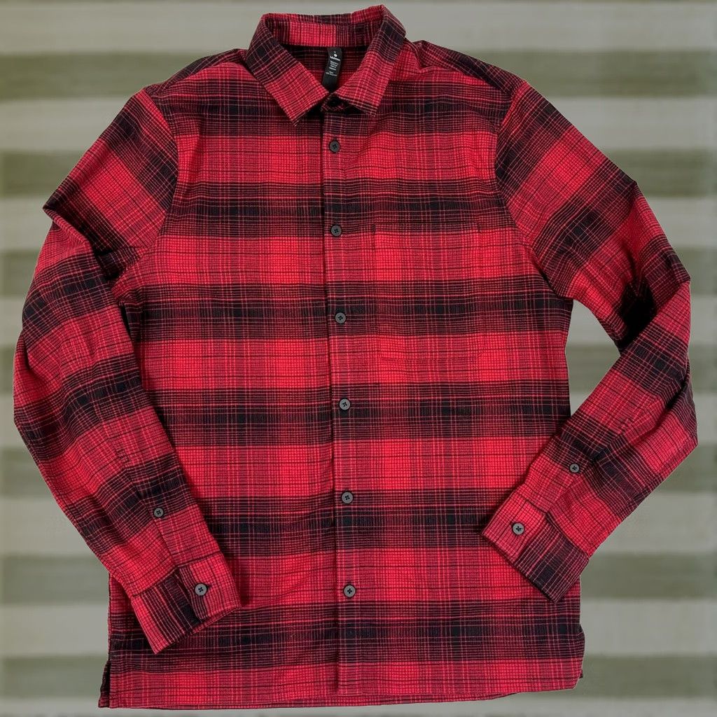 Lululemon Lululemon Mason's Peak Flannel Shirt Plaid Button-Up Polyester Red Sz S Mens Clothing Shirt Women's? Size US S / EU 44-46 / 1 - 1 Thumbnail