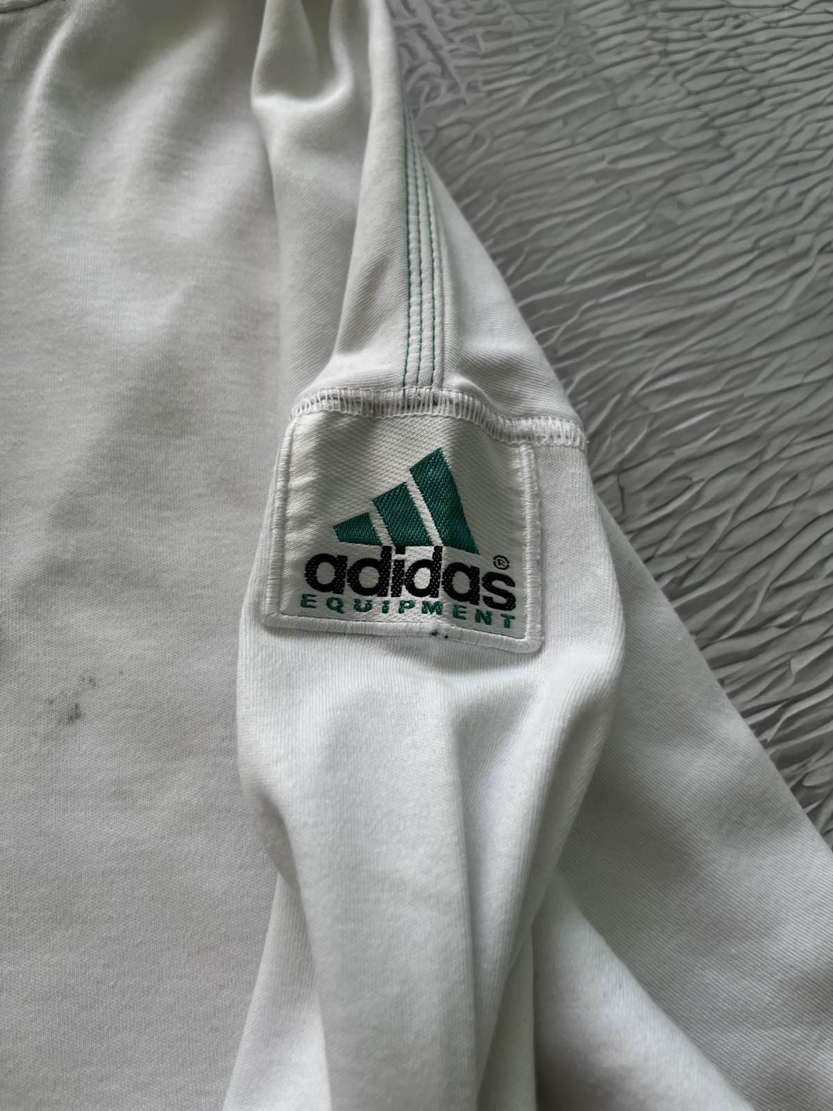 Adidas Adidas Equipment Vintage Longsleeve Zip White Size US M / EU 48-50 / 2 - 6 Thumbnail