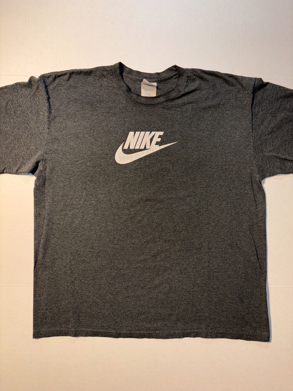 Nike Vtg Nike Silver Tag Big Check Swoosh Spellout Logo Y2K Size US XL / EU 56 / 4 - 1 Thumbnail