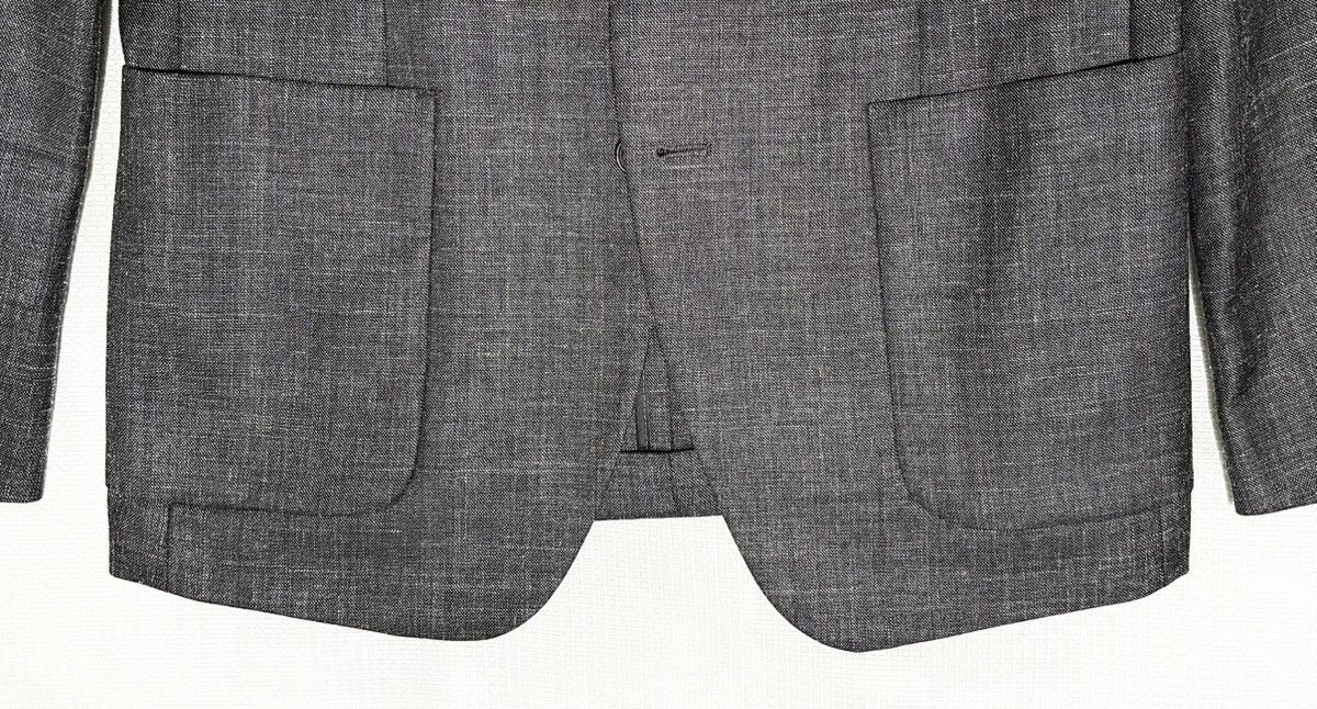 Nordstrom Nordstrom Men’s Shop Trim Gray Wool Blend Sport Coat 40 R Size 40R - 3 Thumbnail