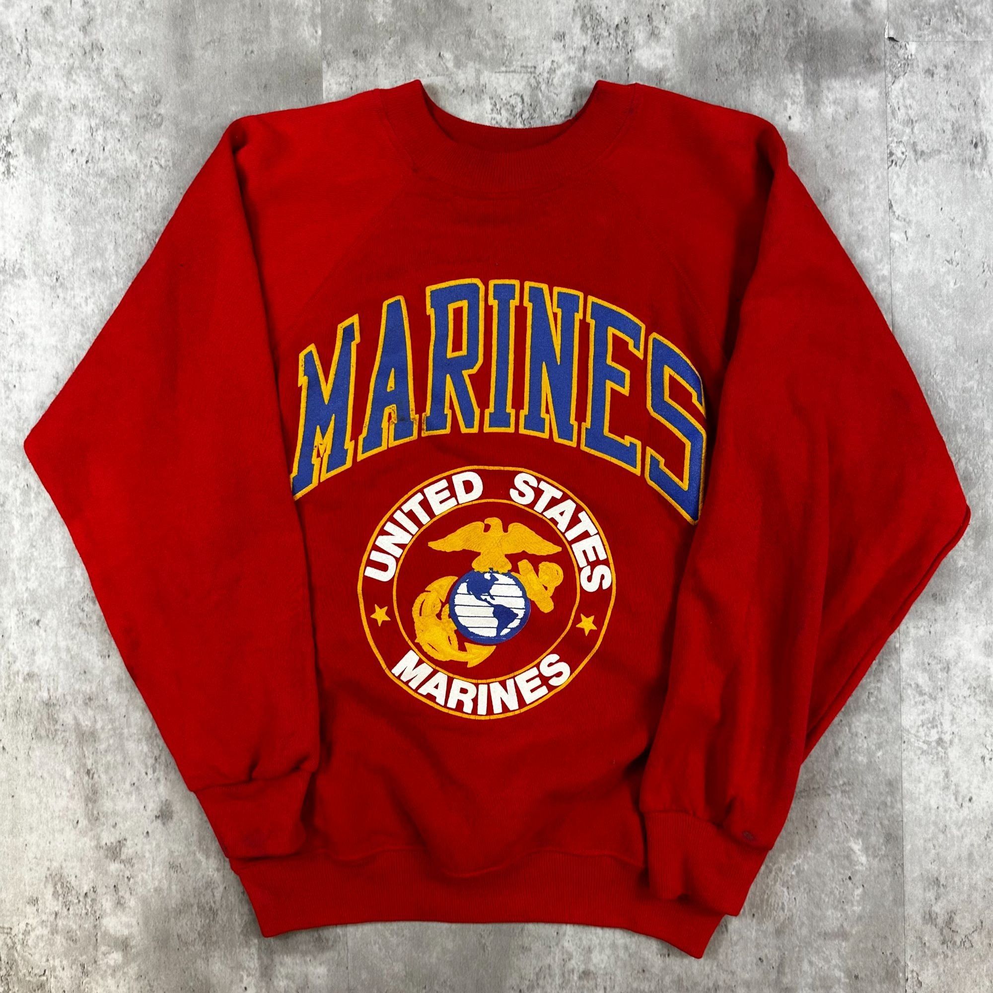 Hanes Vintage Hanes U.S. Marines Red Crewneck Sweatshirt S 34-36 C Size US S / EU 44-46 / 1 - 1 Thumbnail