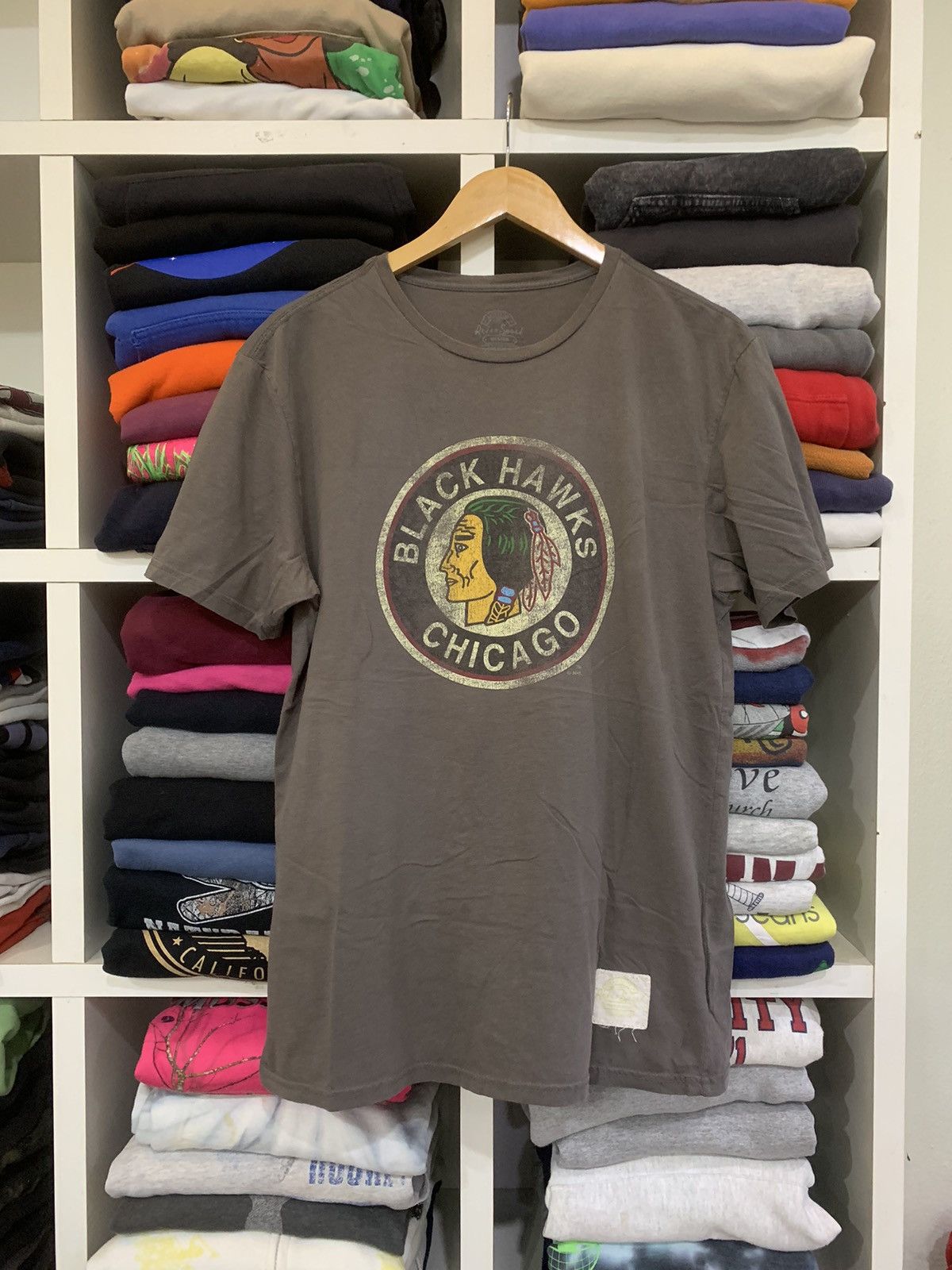 NFL × NHL × Vintage Vintage Blackhawks Chicago Tee Size US M / EU 48-50 / 2 - 2 Thumbnail
