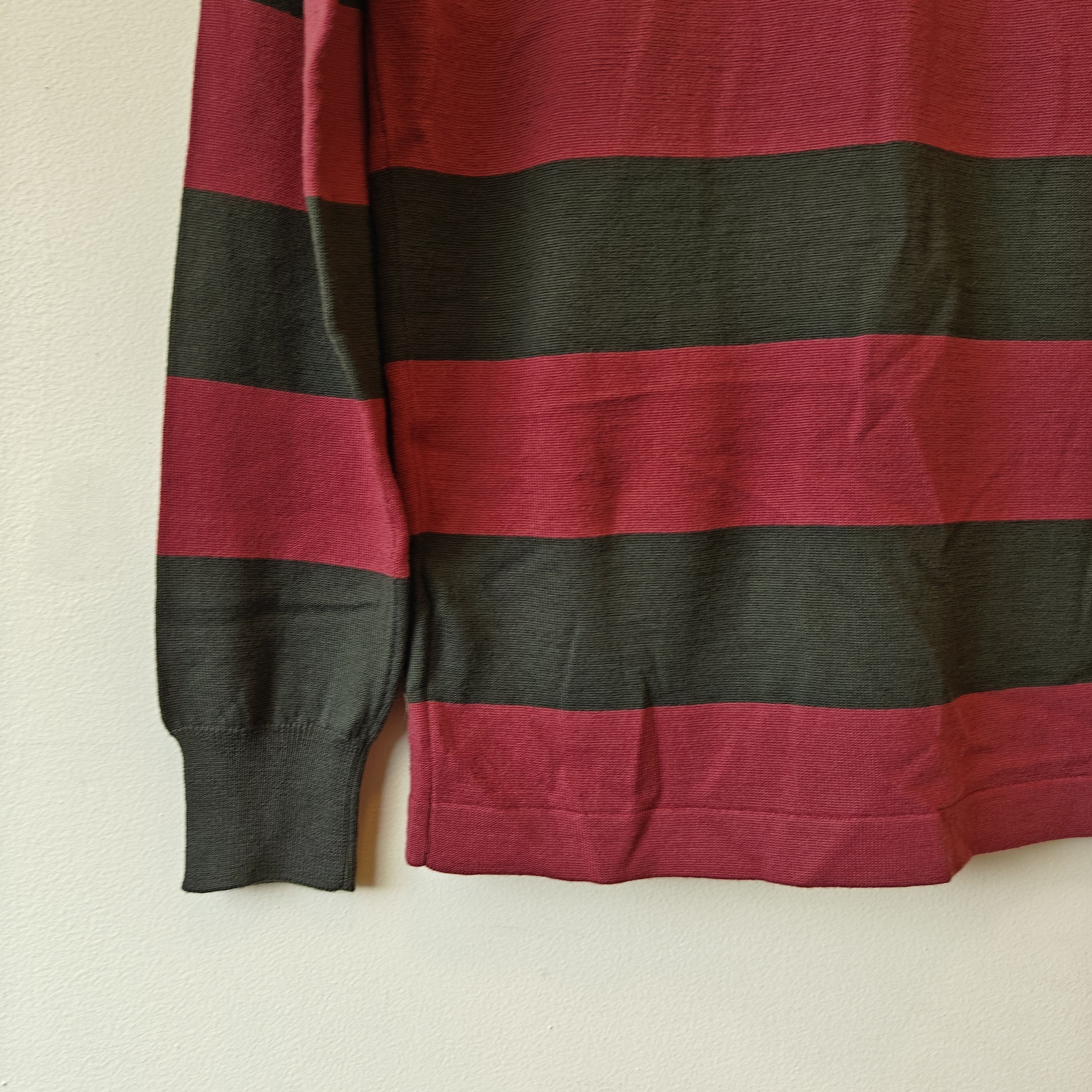 Drake's NWT Merino Wool Block Stripe Knitted Rugby Shirt Italy Size US S / EU 44-46 / 1 - 12 Thumbnail