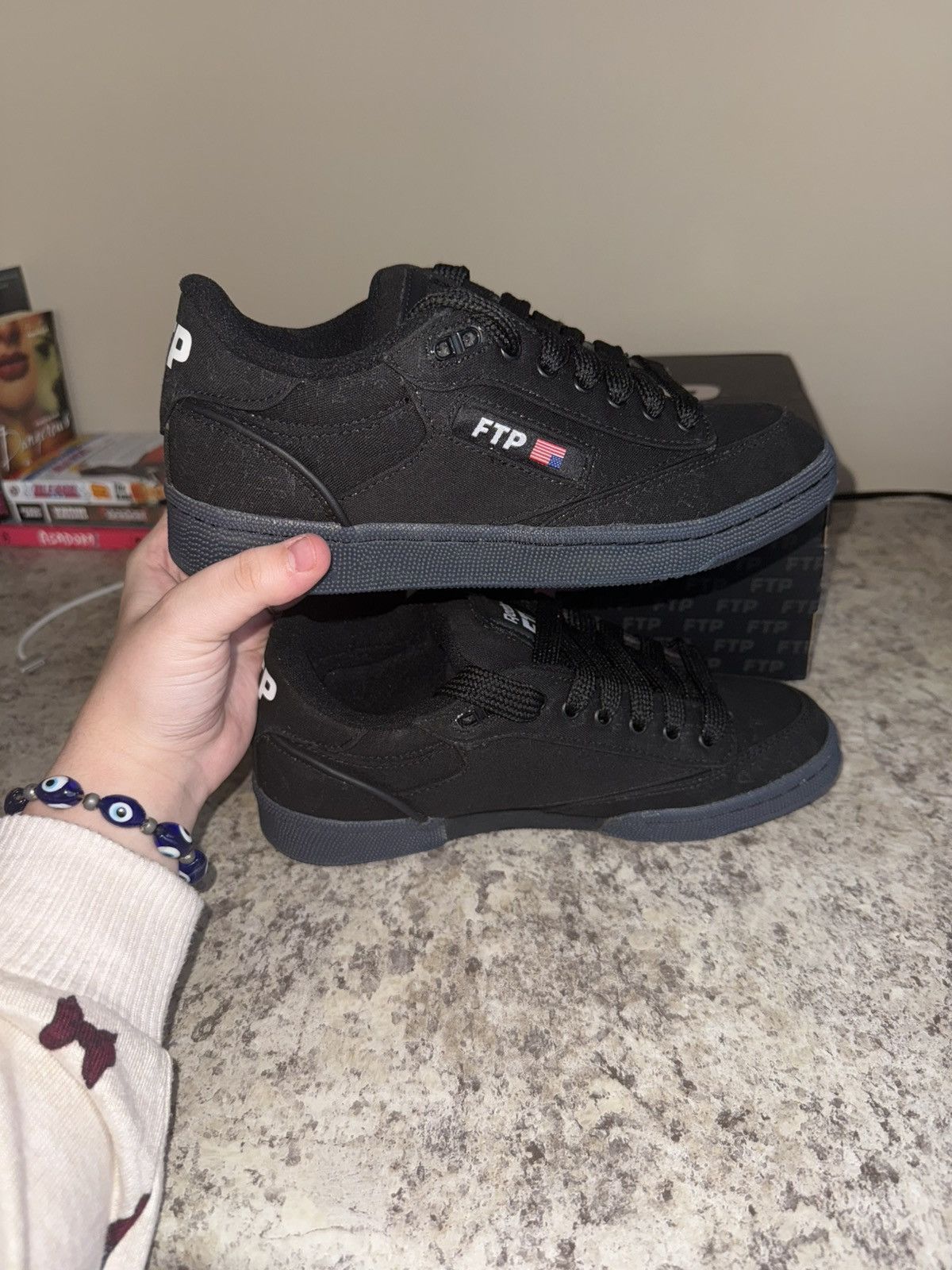 Fuck The Population Ftp Reebok Club C 2025 Size US 7 / EU 40 - 6 Thumbnail