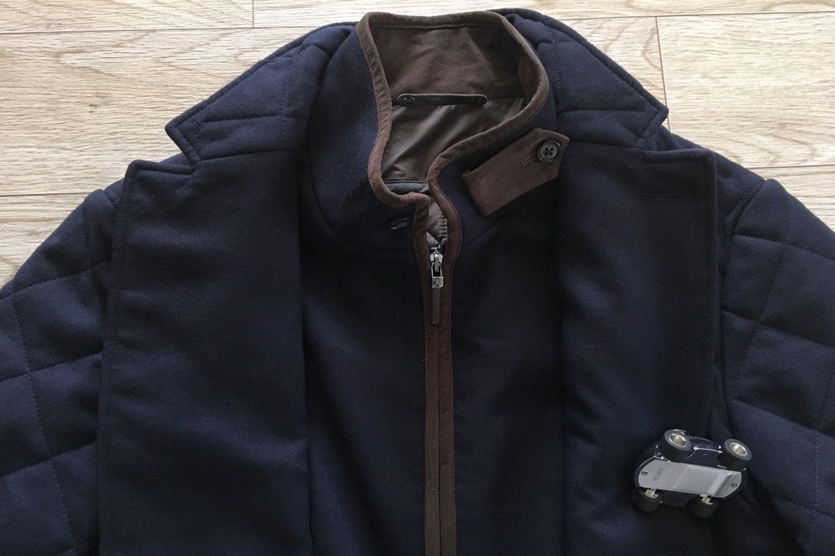 Hackett Hackett Mayfair London Bespoke Wool Padded Overcoat Size US S / EU 44-46 / 1 - 6 Thumbnail