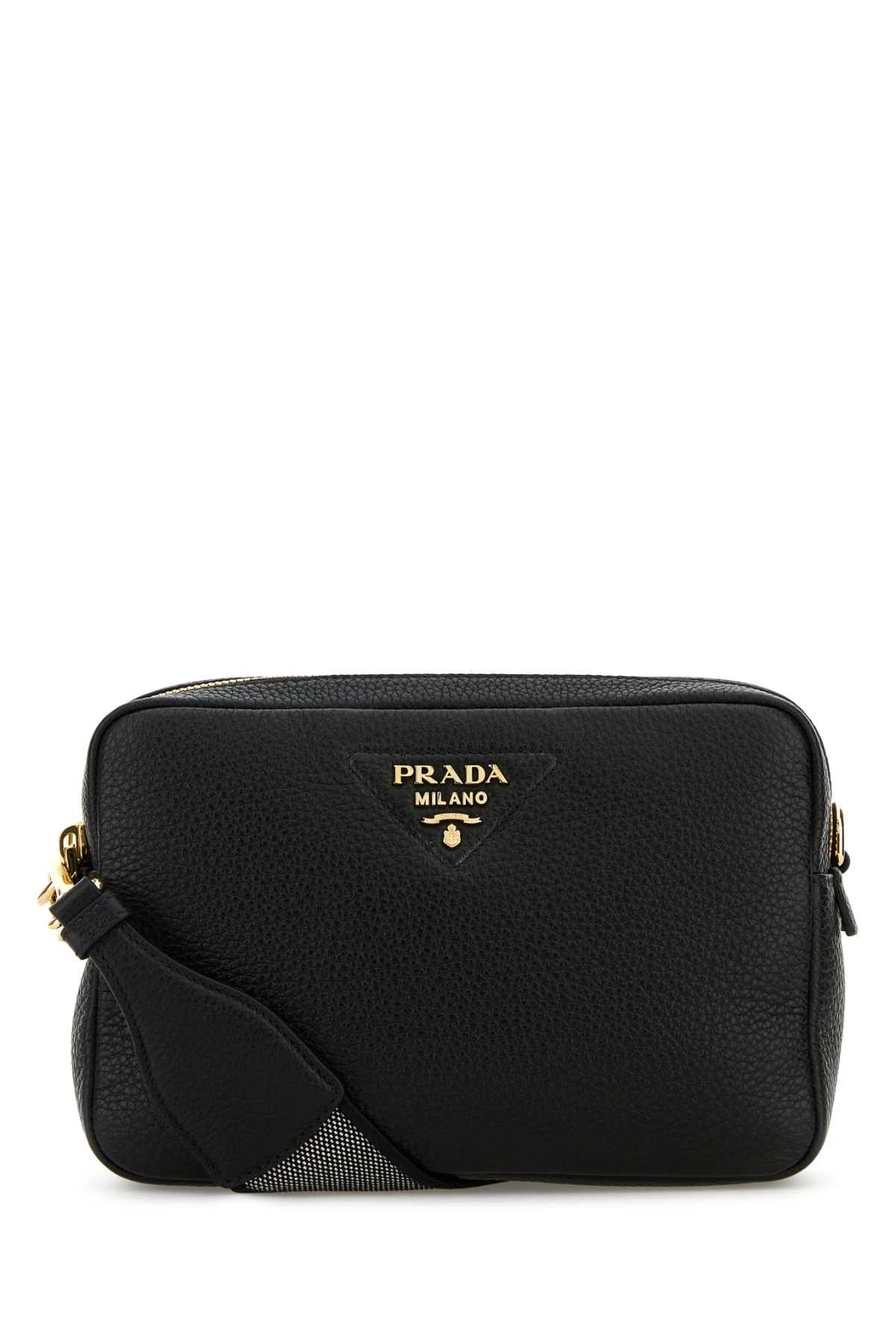 Prada Black Leather Crossbody Bag Size ONE SIZE - 1 Thumbnail