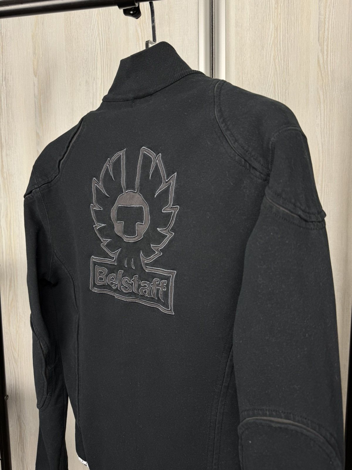 Belstaff Belstaff vintage big logo black full double zip sweater Size US M / EU 48-50 / 2 - 9 Thumbnail