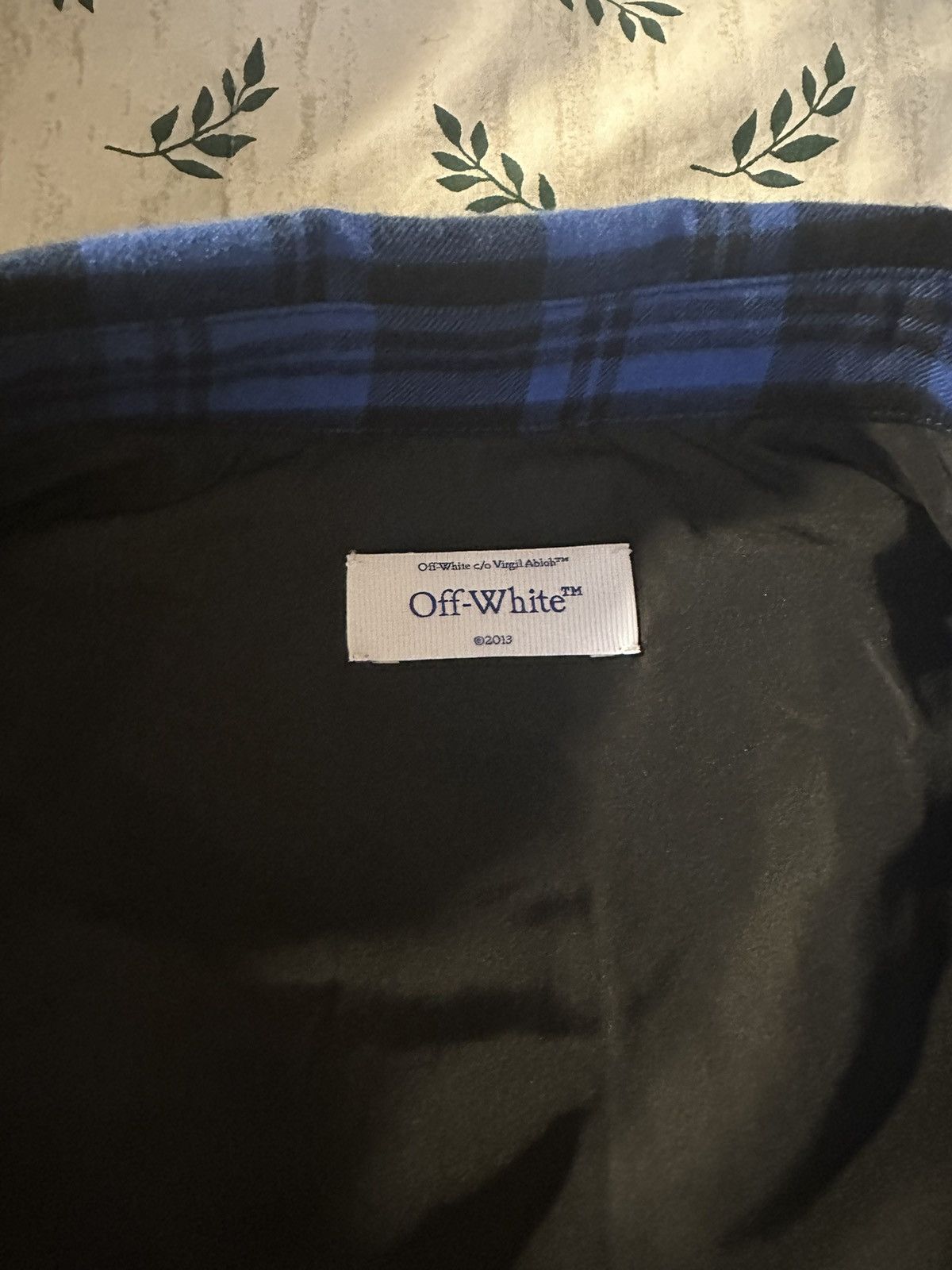 Off-White Off-White Men’s Plaid Shirt Size US M / EU 48-50 / 2 - 6 Thumbnail