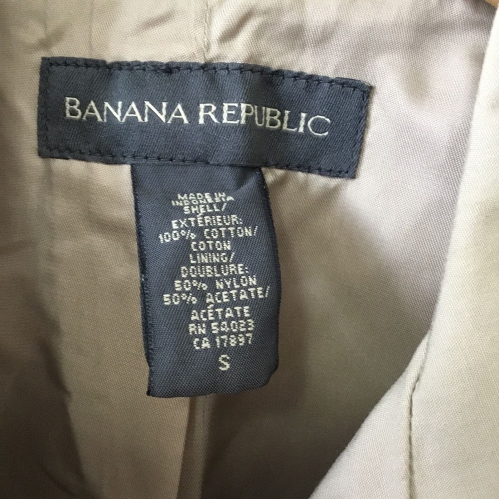 Banana Republic Banana Republic Beige Trend Coat Size S / US 4 / IT 40 - 2 Thumbnail