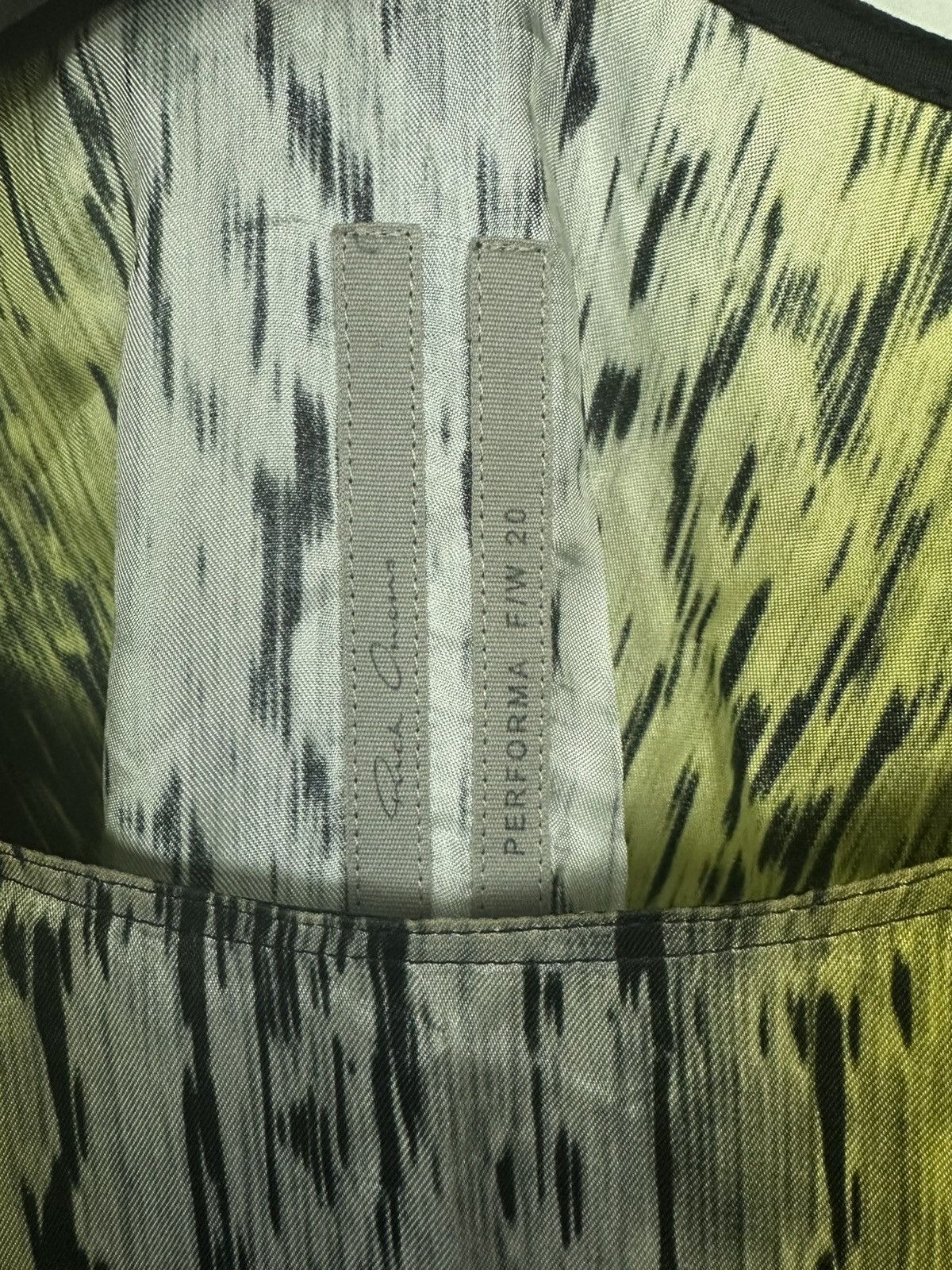 Rick Owens FW20 ‘PERFORMA’ Acid Print Minerva Shirt Size US XL / EU 56 / 4 - 4 Thumbnail