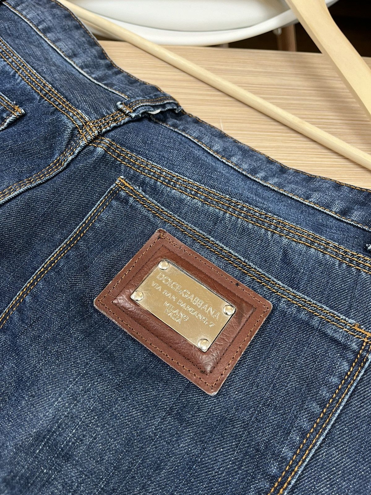 Dolce & Gabbana Dolce & Gabbana Distressed Men's Denim Jeans Size US 35 - 4 Thumbnail
