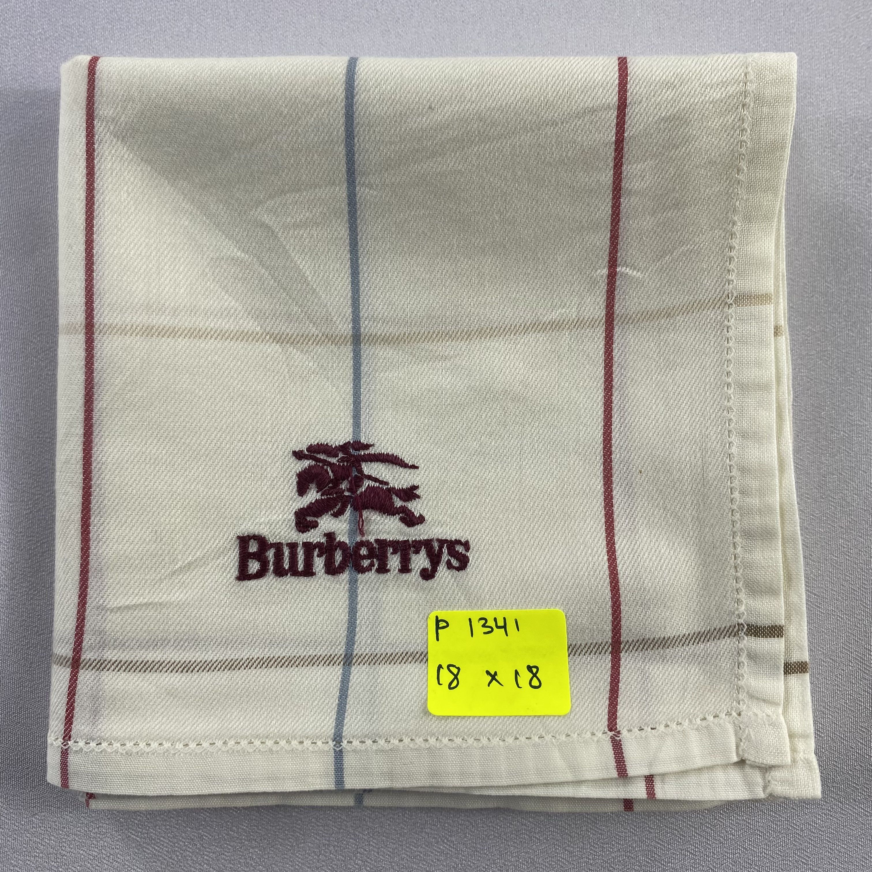 Burberry × Vintage Burberry Handkerchief / Neckerchief / Bandana-P1341 Size ONE SIZE - 5 Thumbnail