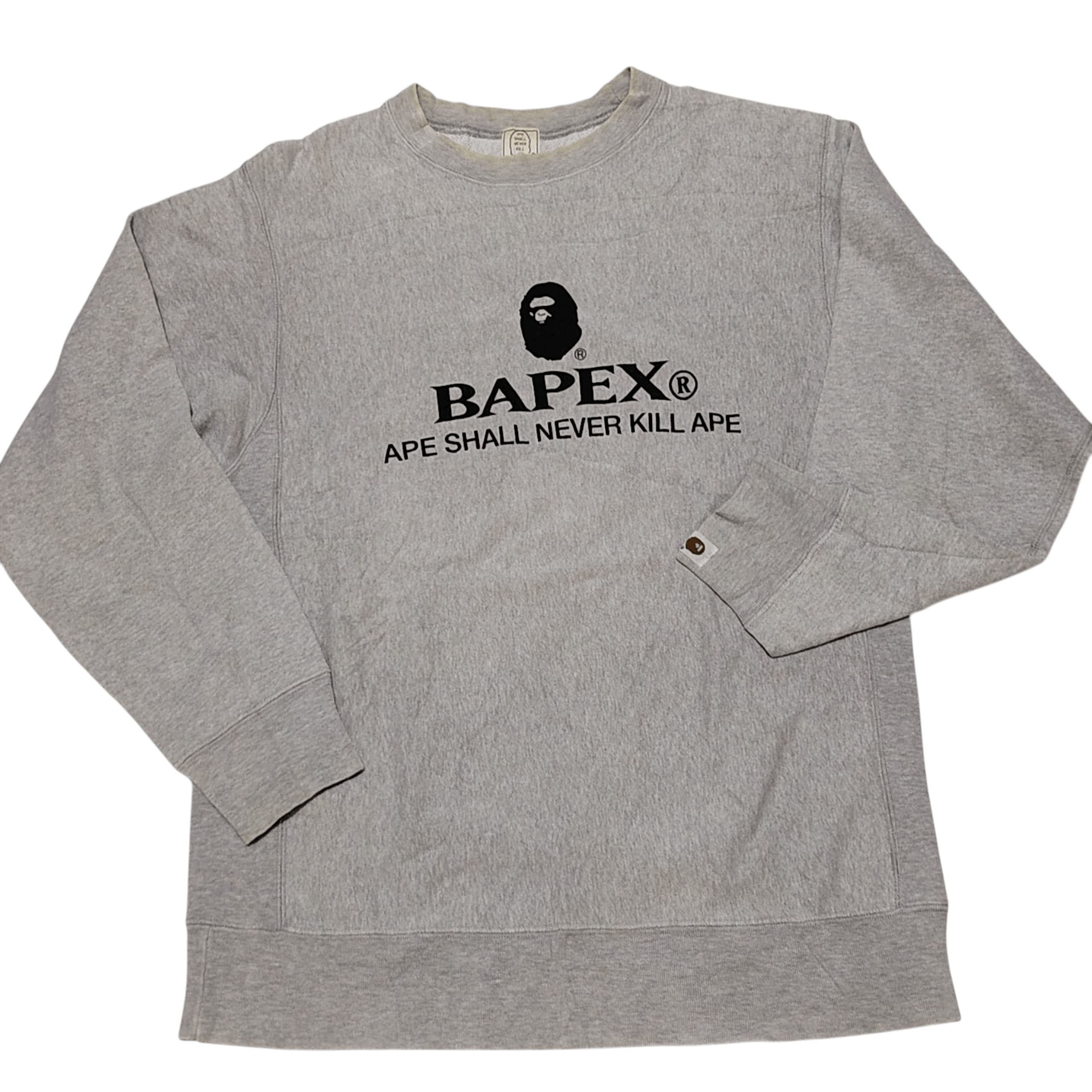 Bape VERY RARE STREETWEAR‼️Bape Bapex Grey Sweatshirt M Japan Size US M / EU 48-50 / 2 - 2 Thumbnail