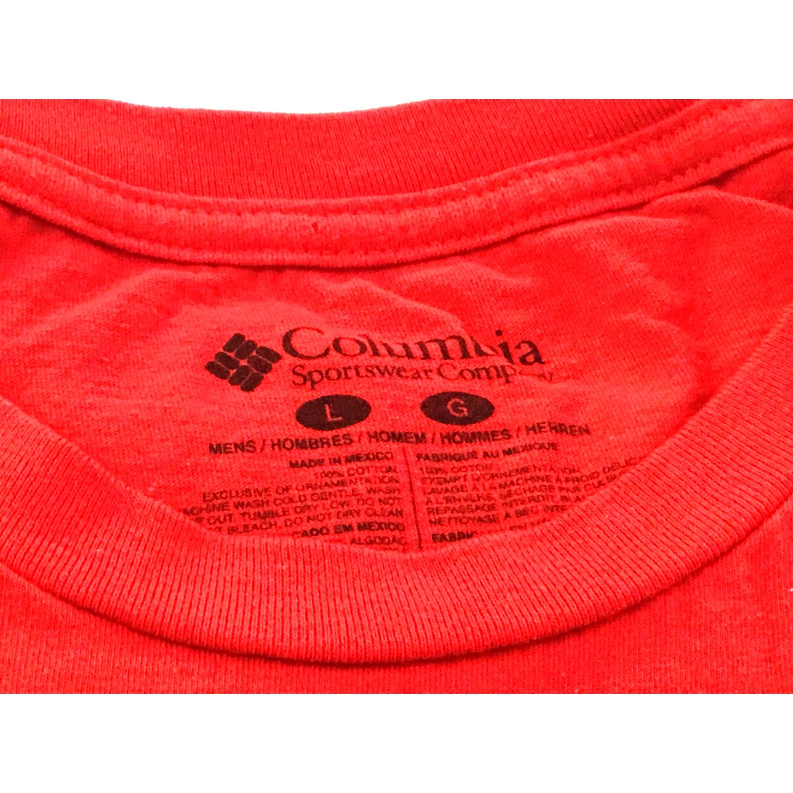 Columbia Columbia PFG Performance Fishing Gear Red T-Shirt Large Size US L / EU 52-54 / 3 - 5 Thumbnail