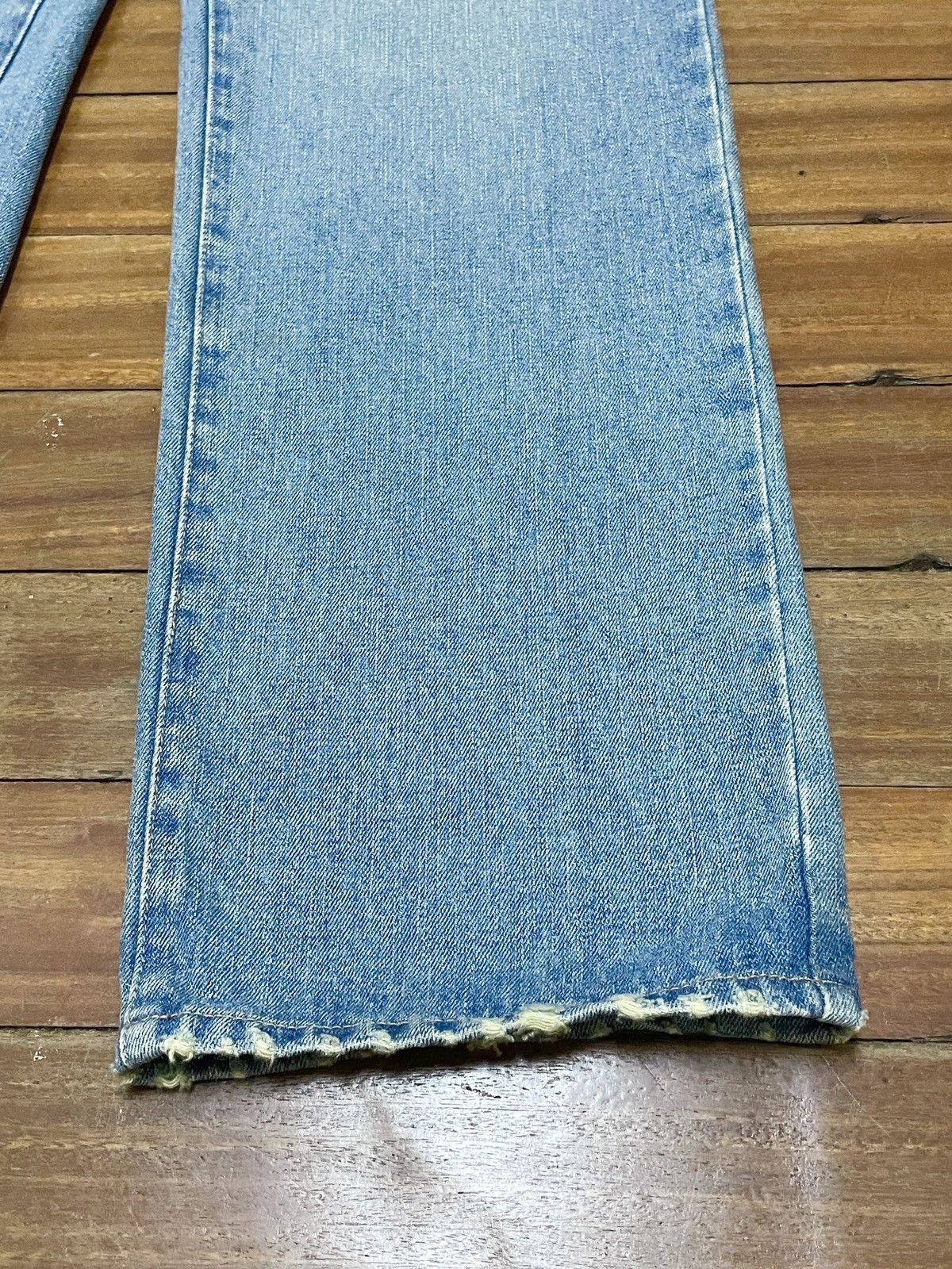 Japanese Brand × Vintage Rare Design Vintage Japaness Brand Double Waist Jeans 2000s Size US 33 - 6 Thumbnail