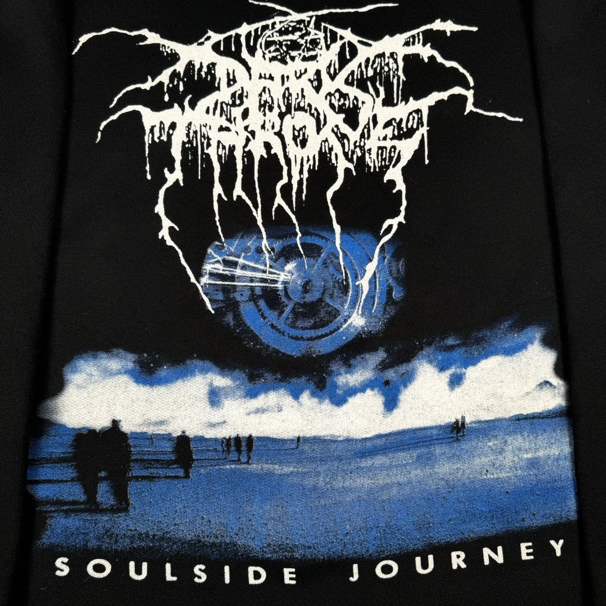 Band Tees Vintage 90s Darkthrone ‘Soulside Journey’ Euro Metal Hoodie Size US XL / EU 56 / 4 - 4 Thumbnail