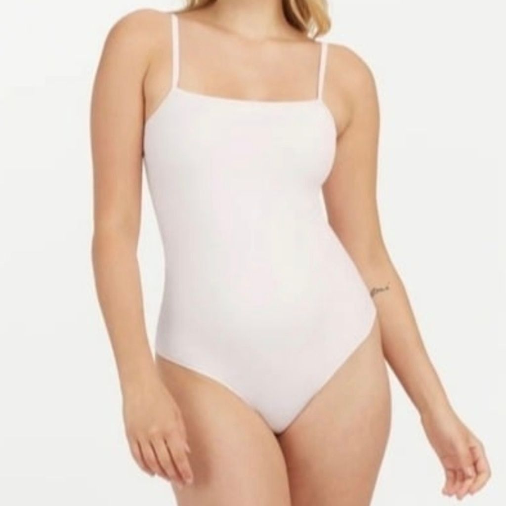 Spanx Spanx ribbed cami bodysuit ice pink size XL Size XL / US 12-14 / IT 48-50 - 1 Thumbnail