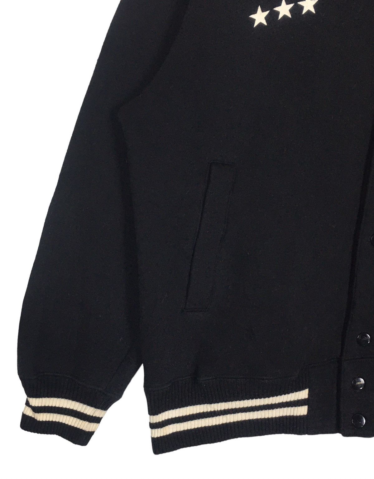 Japanese Brand Craftworks Design Movenpick Black Triple Star Baseball Hodie Size US M / EU 48-50 / 2 - 5 Thumbnail