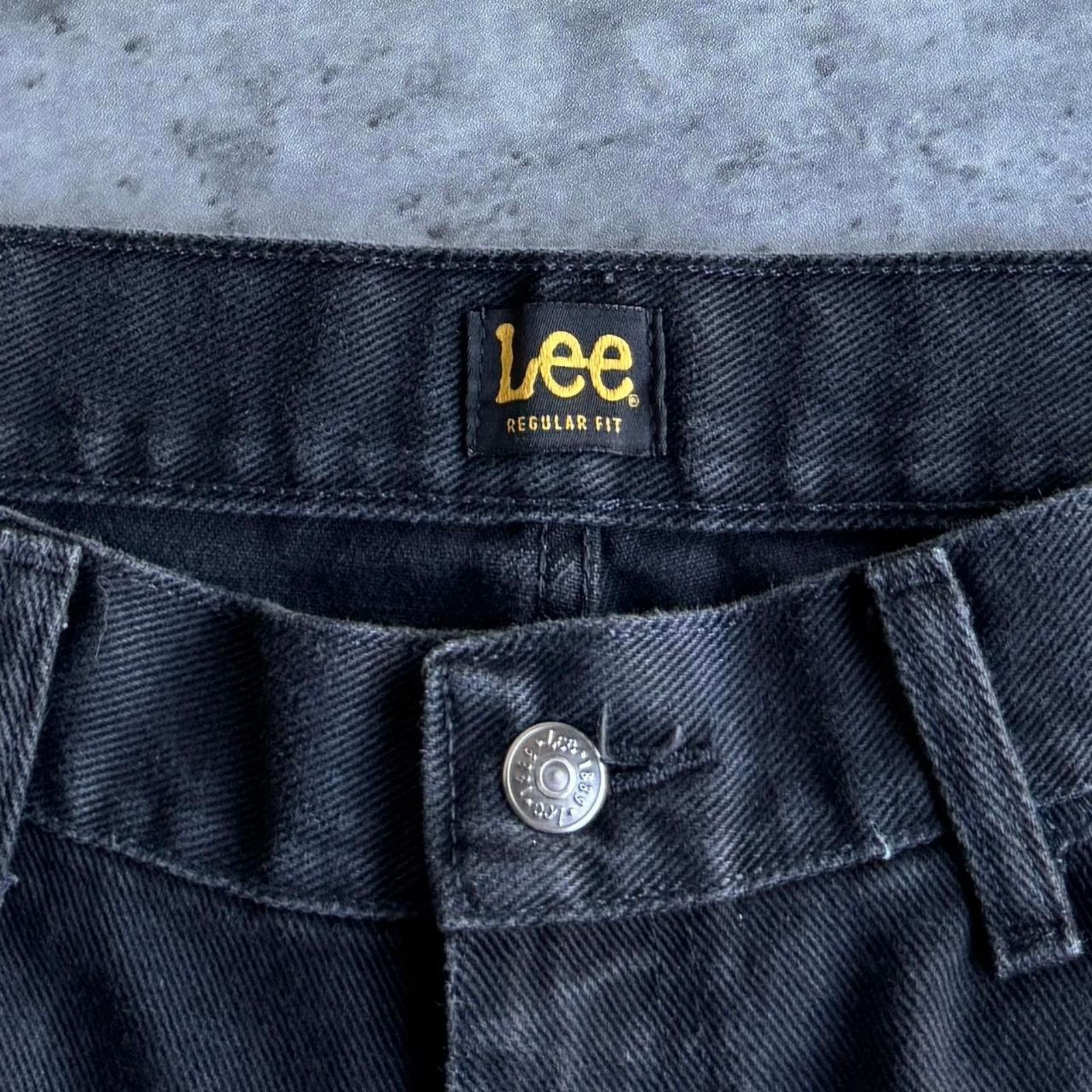 Lee × Levi's × Vintage Vintage Y2K Faded Black Lee Baggy Grunge Opium Denim Jeans Size US 38 / EU 54 - 4 Thumbnail