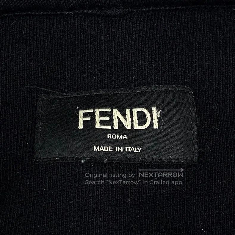 Fendi Fendi Black Monster Eyes Hoodie Jacket. Size US XL / EU 56 / 4 - 5 Thumbnail