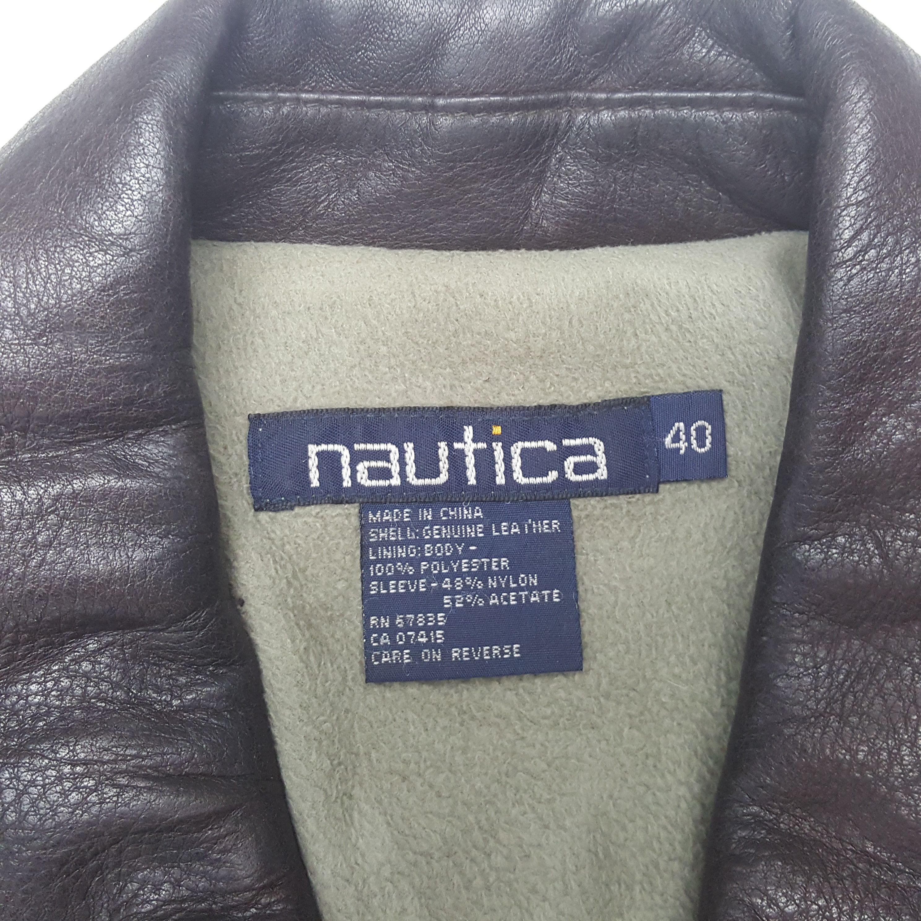 NAUTICA x Custom SKULL Bones Art Design Jacket C290N28