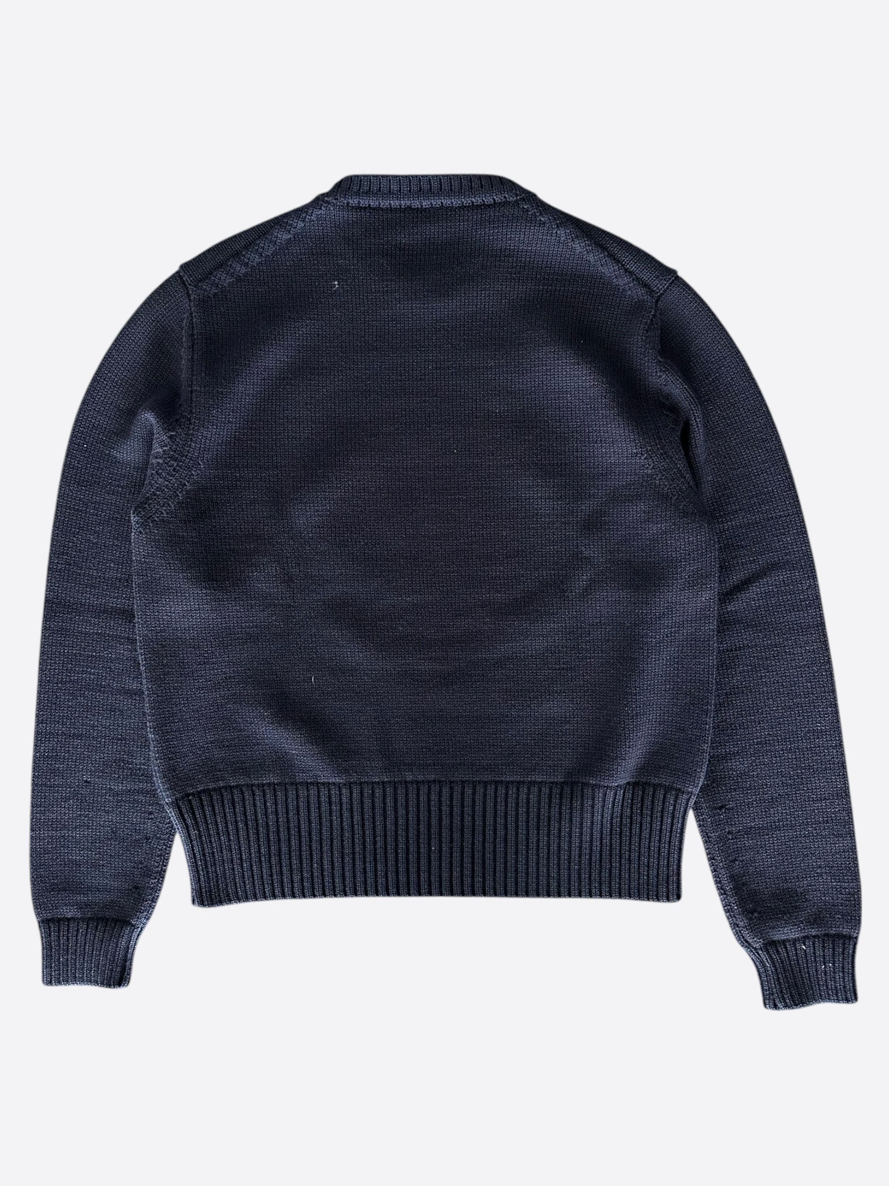 Dior Dior Stussy Navy Ox Knit Sweater Size US L / EU 52-54 / 3 - 2 Thumbnail